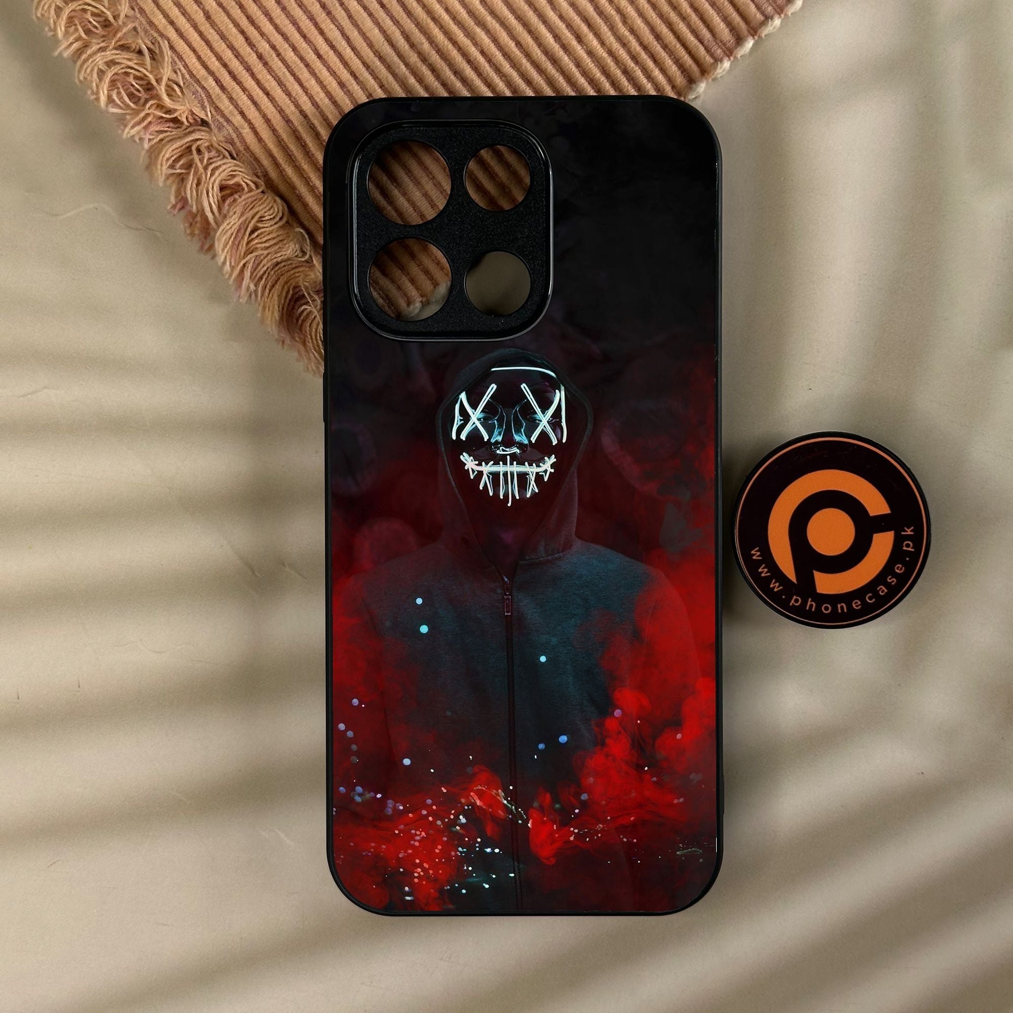 OnePlus Turbo 6 - Anonymous 2.0 Design 3 - Premium Metal Printed Soft Bumper Shock Proof Case