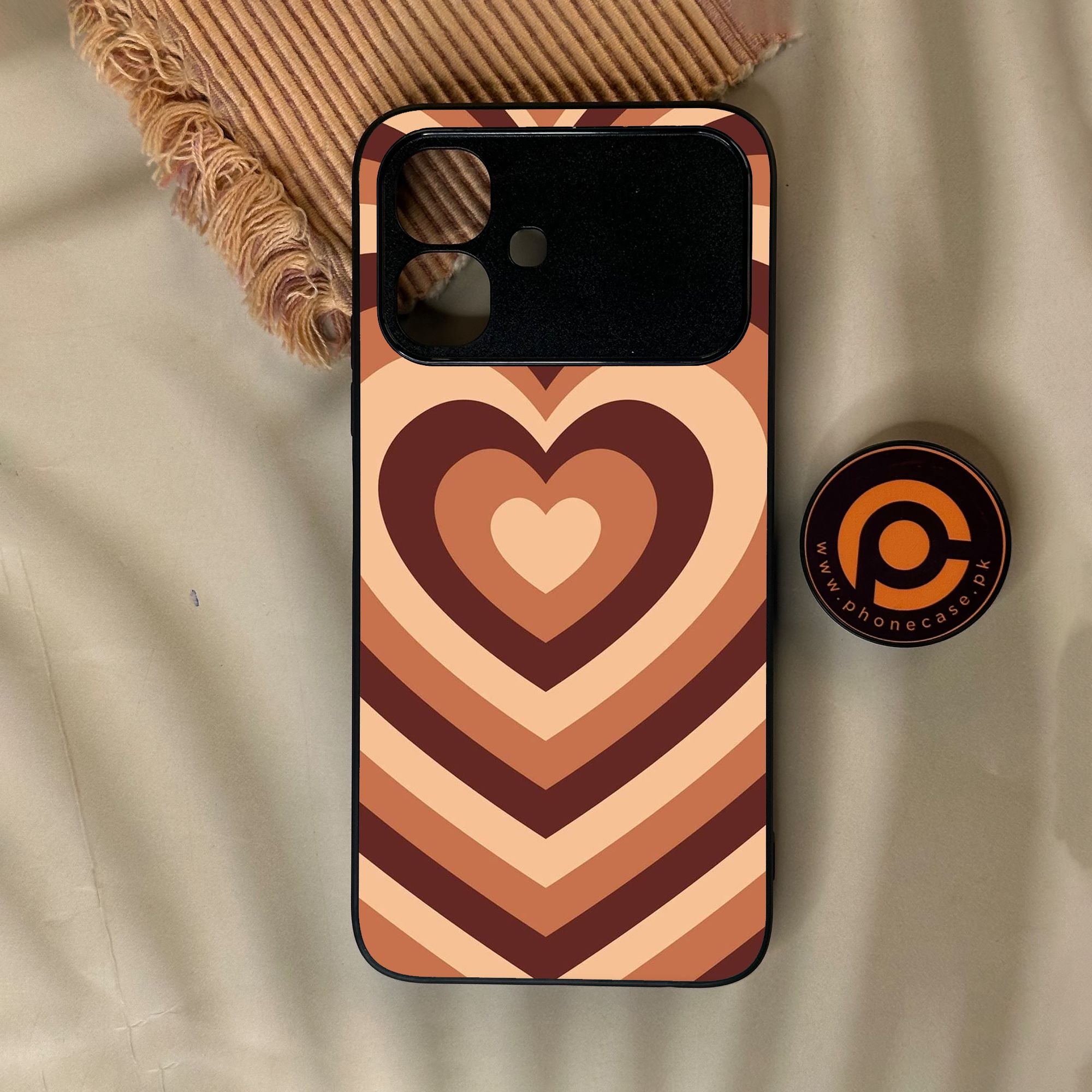 Infinix Smart 20 - Heartbeat Design 2 - Premium Metal Printed Soft Bumper Shock Proof Case