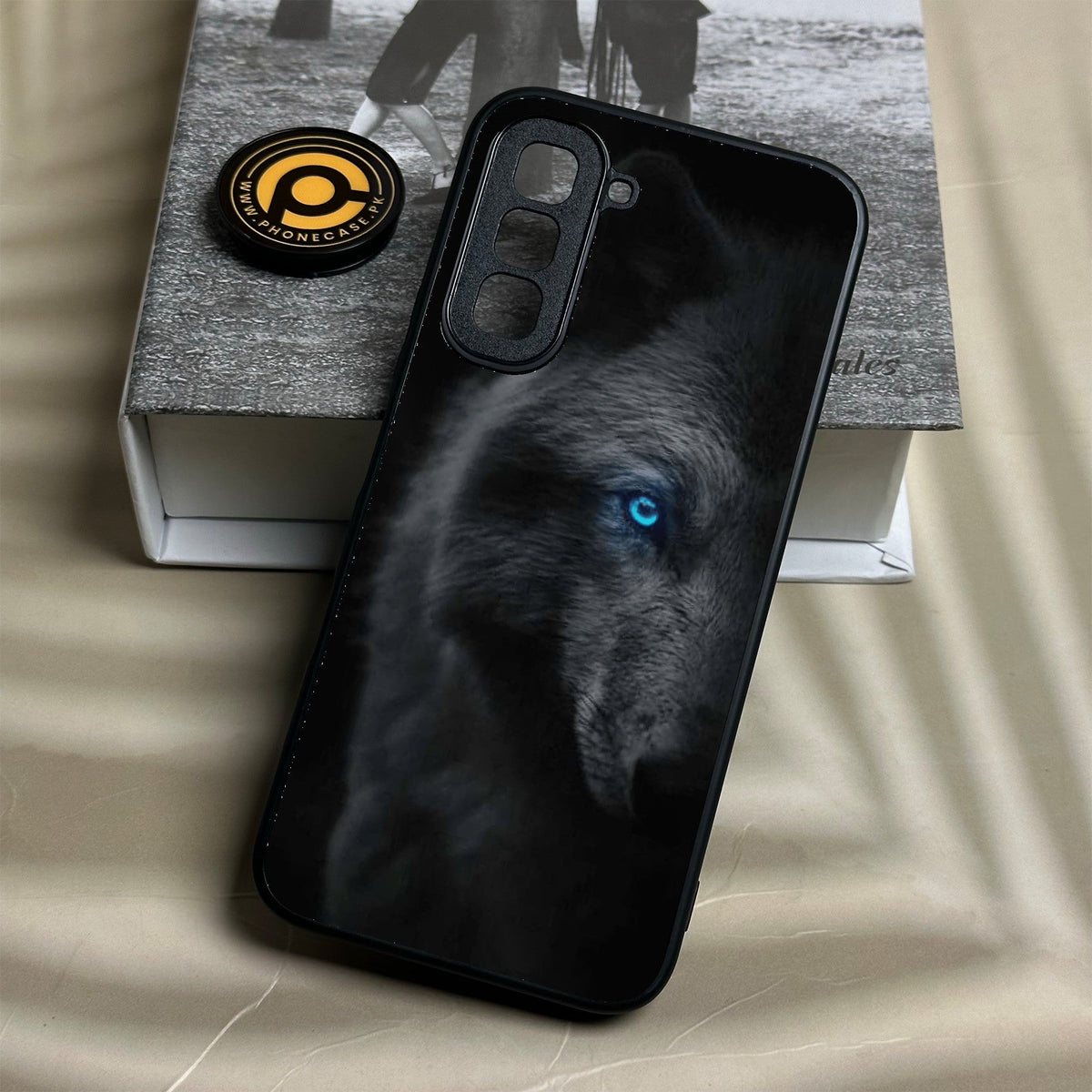 Infinix Hot 70 - Black Art Design 8 - Premium Metal Printed Soft Bumper Shock Proof Case