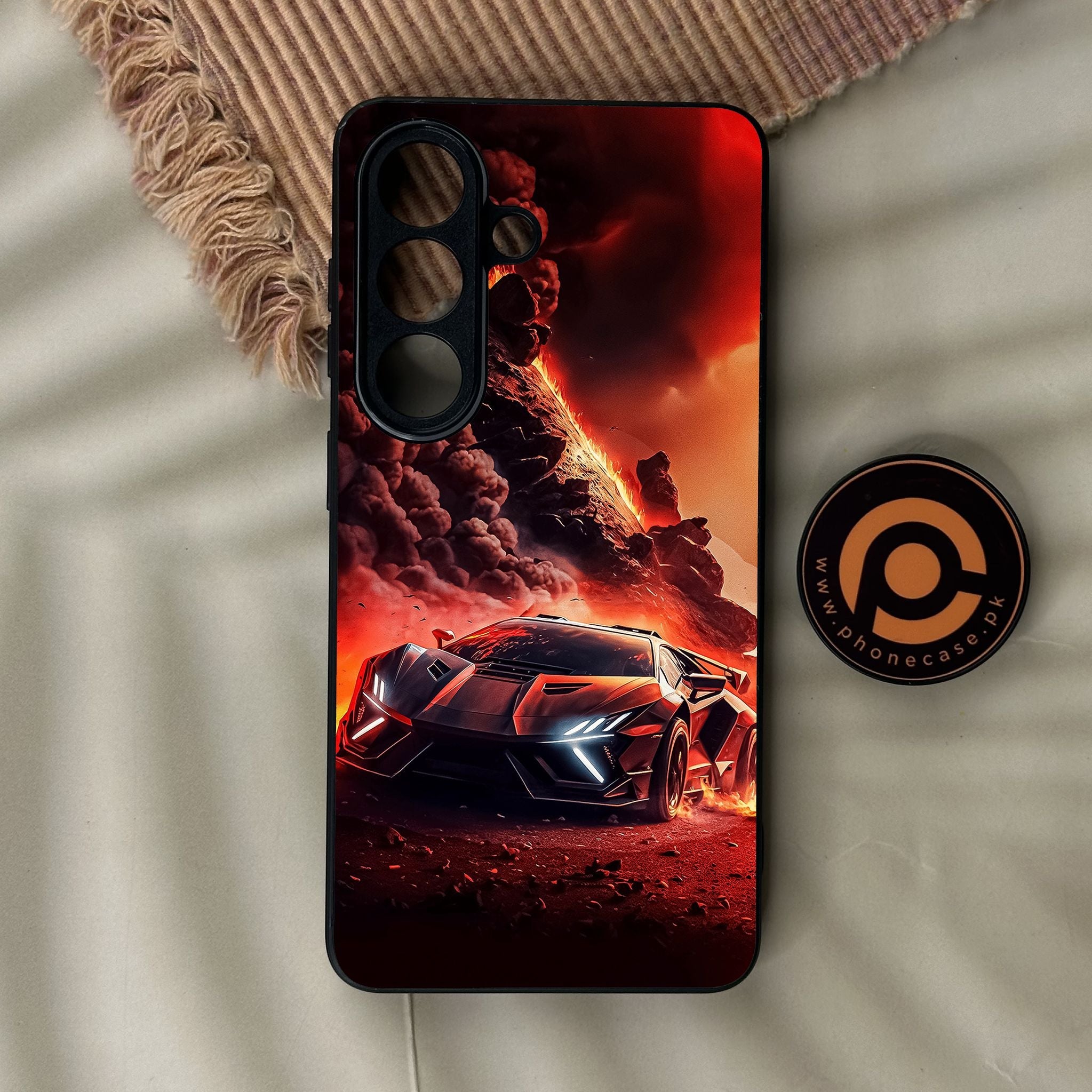 Galaxy S26 - Racing Design 7 - Premium Metal Printed Soft Bumper Shock Proof Case