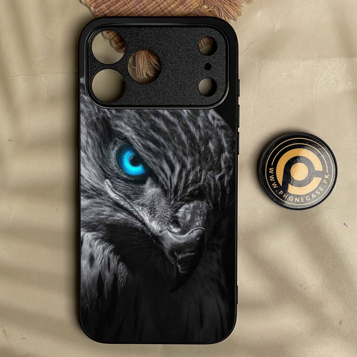Iphone 18 Pro - Black Art Design 2 - Premium Metal Printed Soft Bumper Shock Proof Case