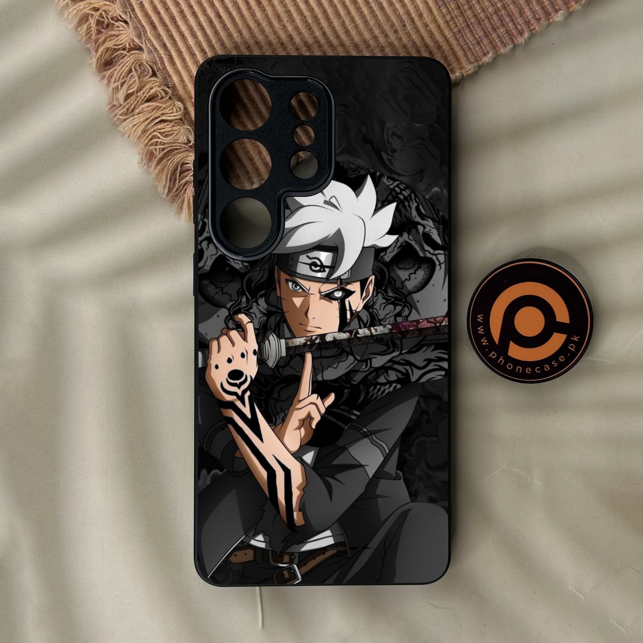 Galaxy S26 Ultra - Anime 2.0 Design 1 - Premium Metal Printed Soft Bumper Shock Proof Case