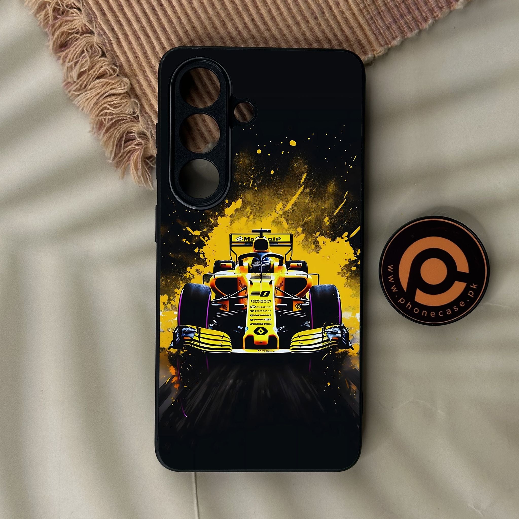 Galaxy S26 - Formula 1 Design 5 - Premium Metal Printed Soft Bumper Shock Proof Case