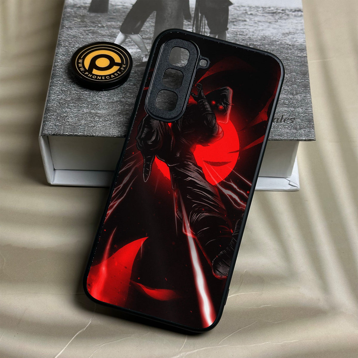 Infinix Hot 70 - Ninja Design 9 - Premium Metal Printed Soft Bumper Shock Proof Case