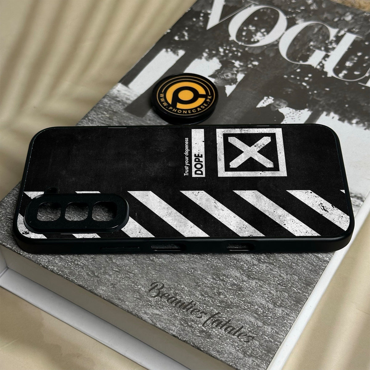 Infinix Hot 70 - Trust Your Dopeness - Premium Metal Printed Soft Bumper Shock Proof Case