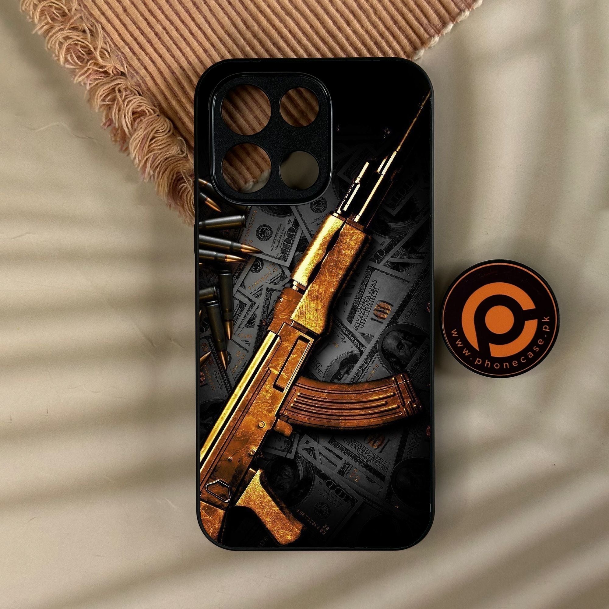 OnePlus Turbo 6 - Dollar Design 6 - Premium Metal Printed Soft Bumper Shock Proof Case