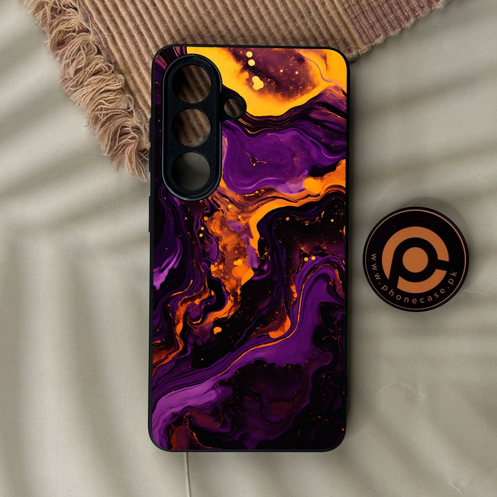Galaxy S26 - Liquid 2.0 Design 7 - Premium Metal Printed Soft Bumper Shock Proof Case