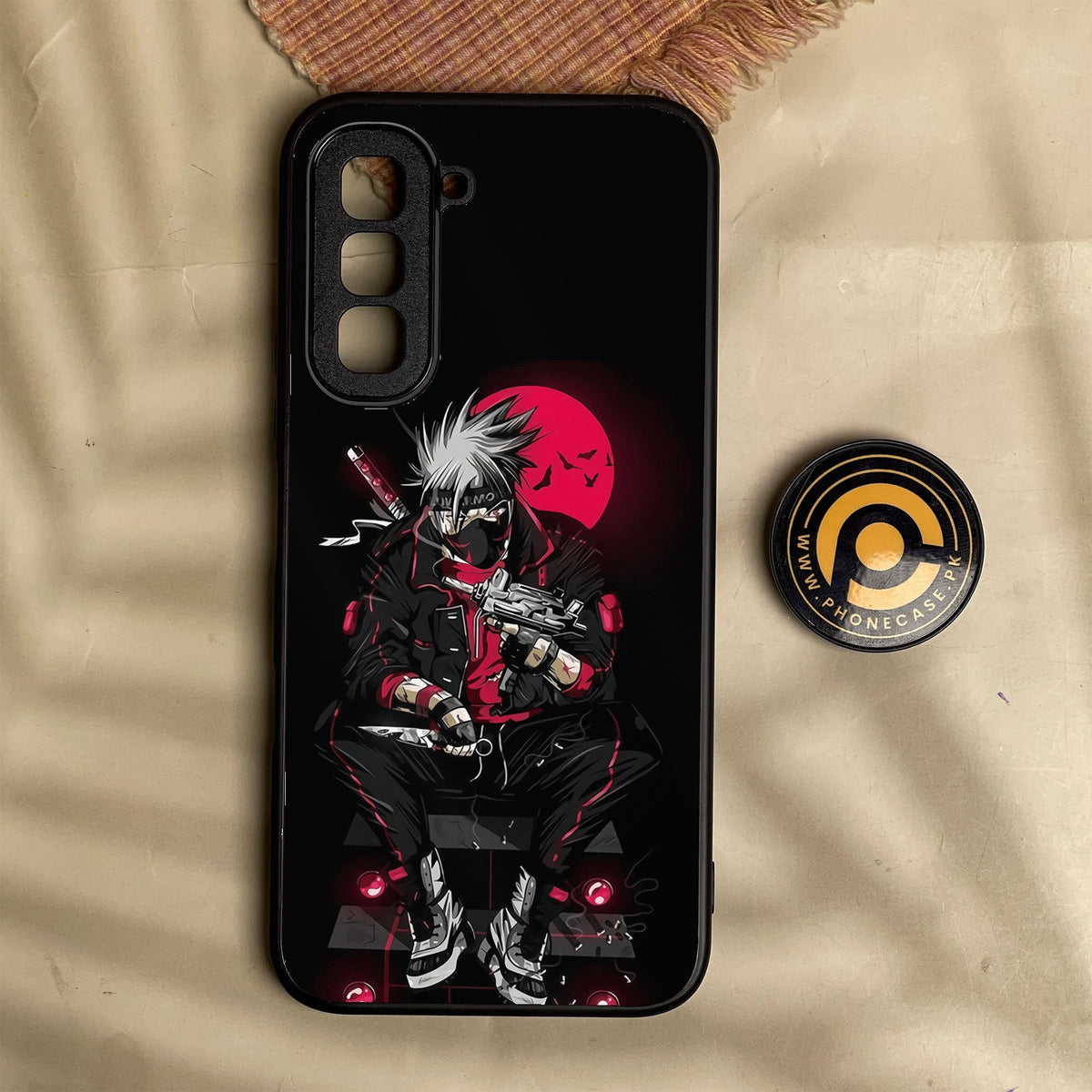 Infinix Hot 70 - Anime Series Design 9 - Premium Metal Printed Soft Bumper Shock Proof Case
