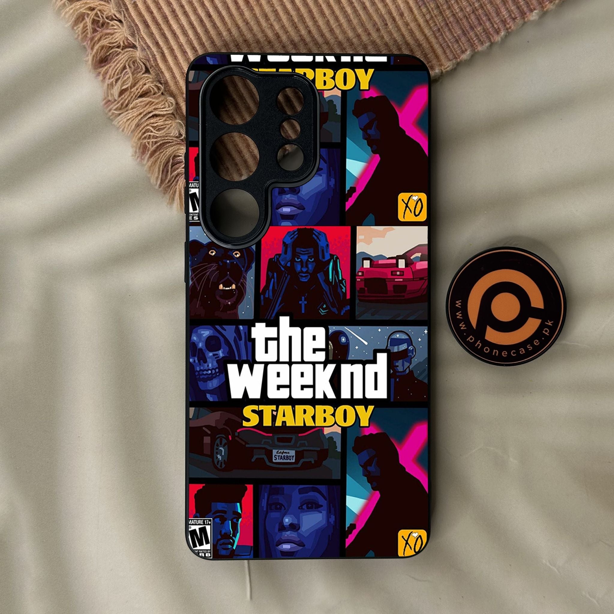 Galaxy S26 Ultra - The Weeknd Star Boy - Premium Metal Printed Soft Bumper Shock Proof Case