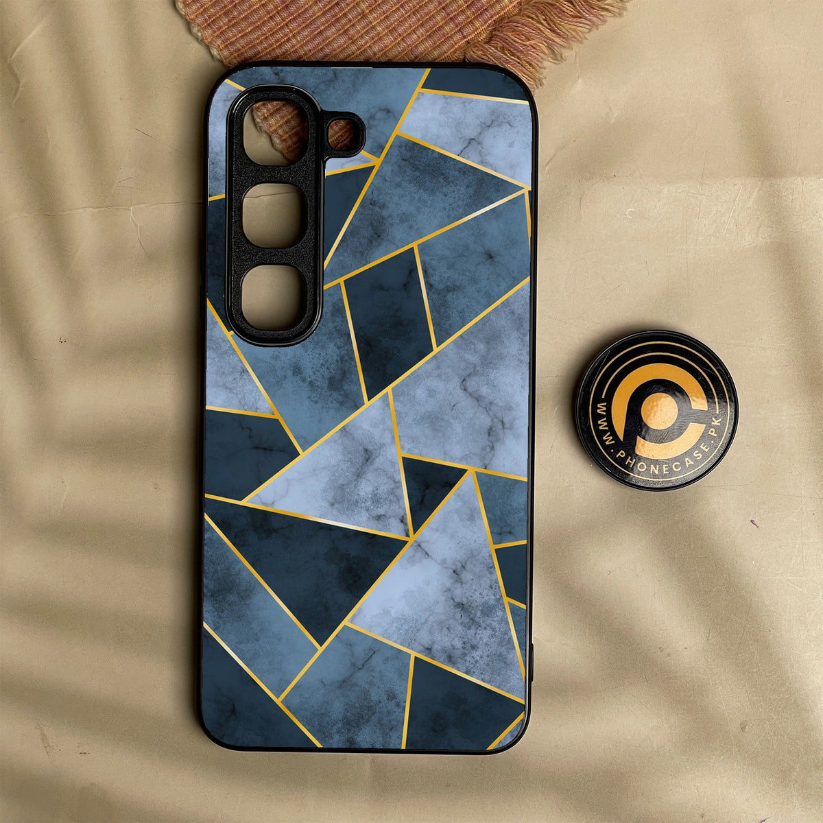 Infinix Hot 70 Pro - Geometric Design 3 - Premium Metal Printed Soft Bumper Shock Proof Case