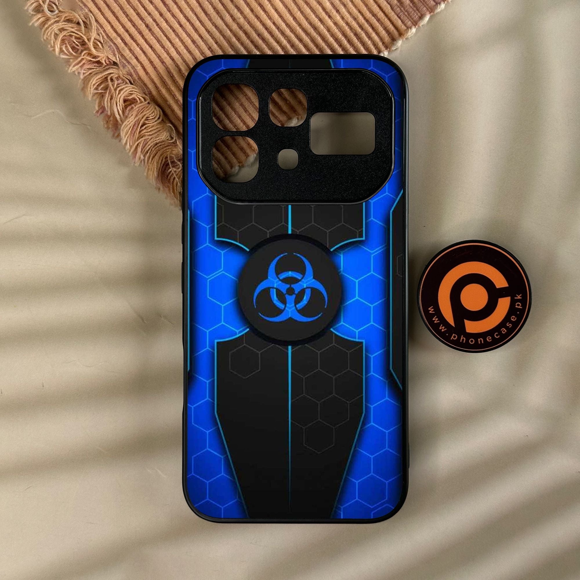 Infinix Note 60 - Biohazard Design 1 - Premium Metal Printed Soft Bumper Shock Proof Case CS-45464