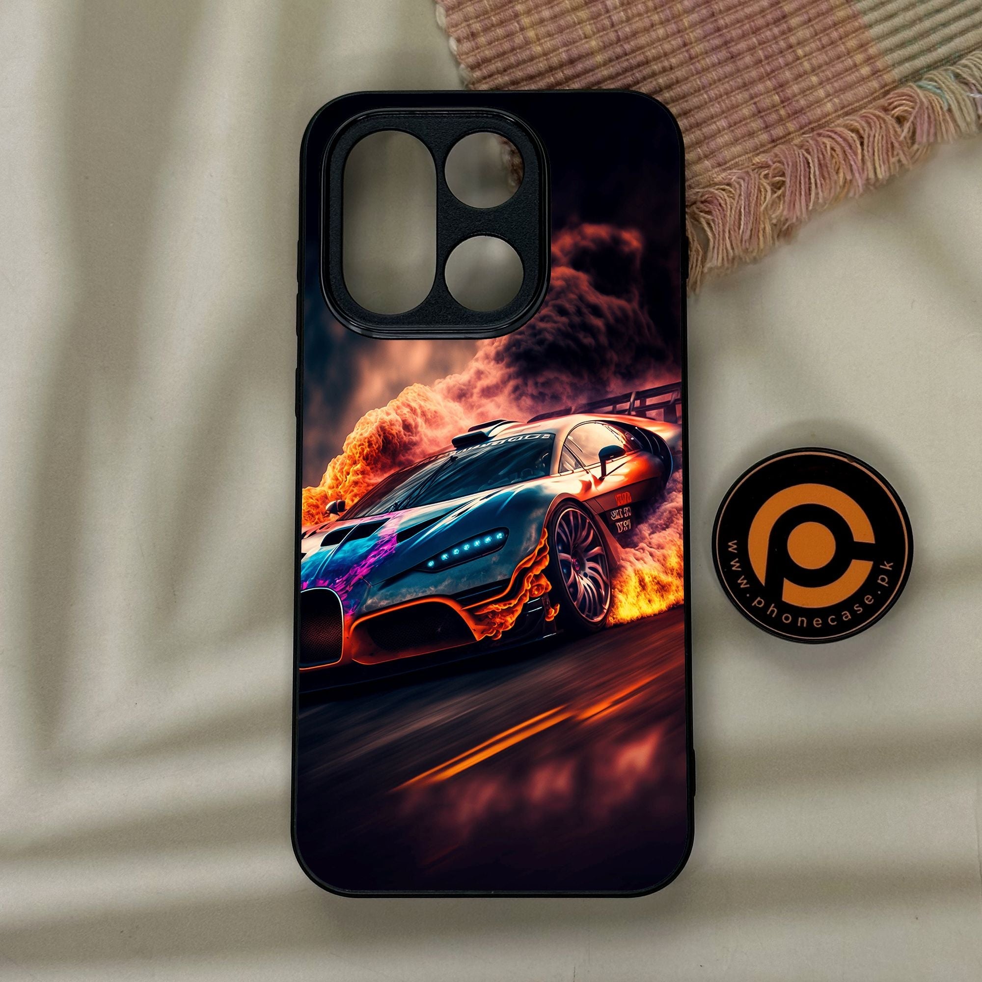 OnePlus 15 - Racing Design 4 - Premium Metal Printed Soft Bumper Shock Proof Case