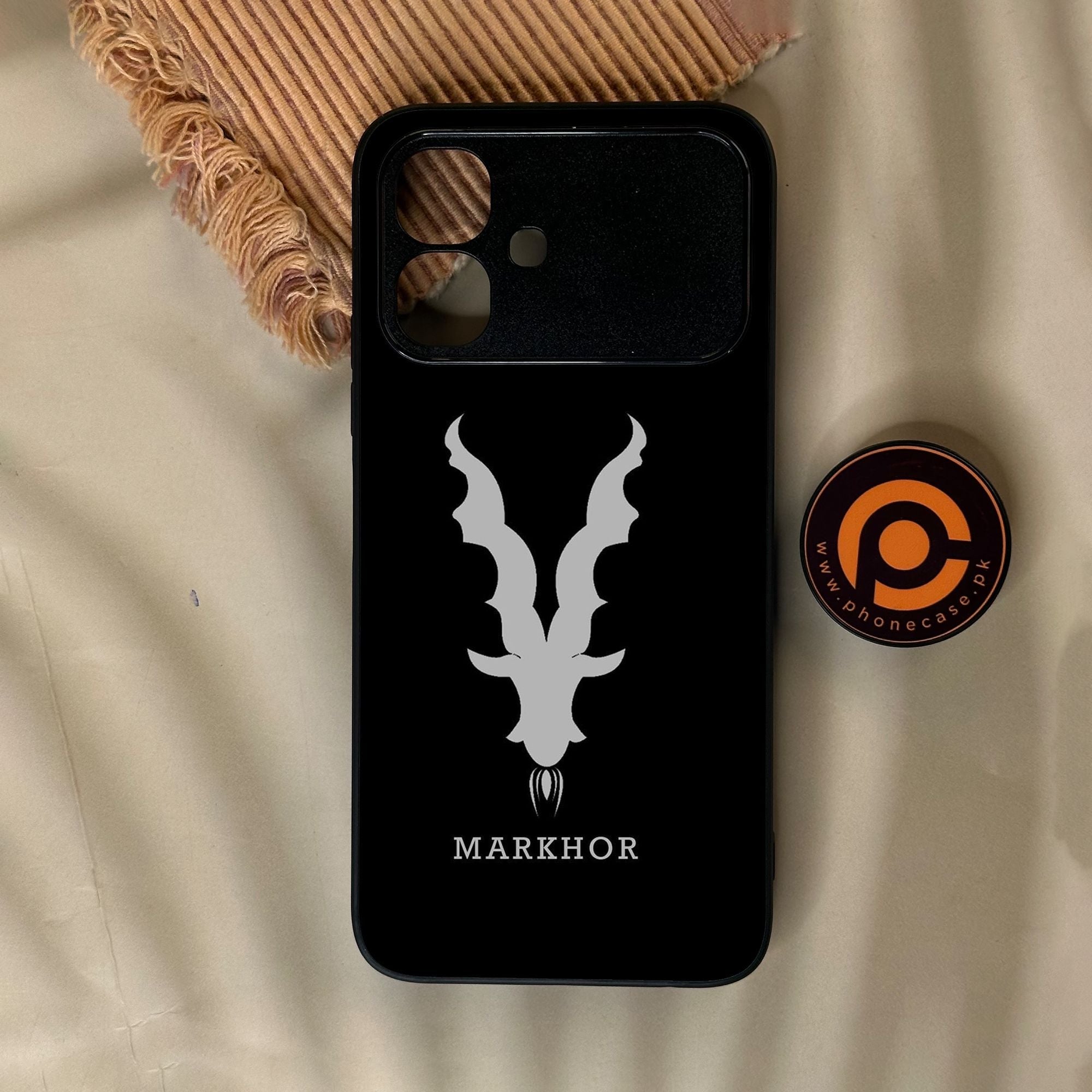 Infinix Smart 20 - Markhor Design 9 - Premium Metal Printed Soft Bumper Shock Proof Case