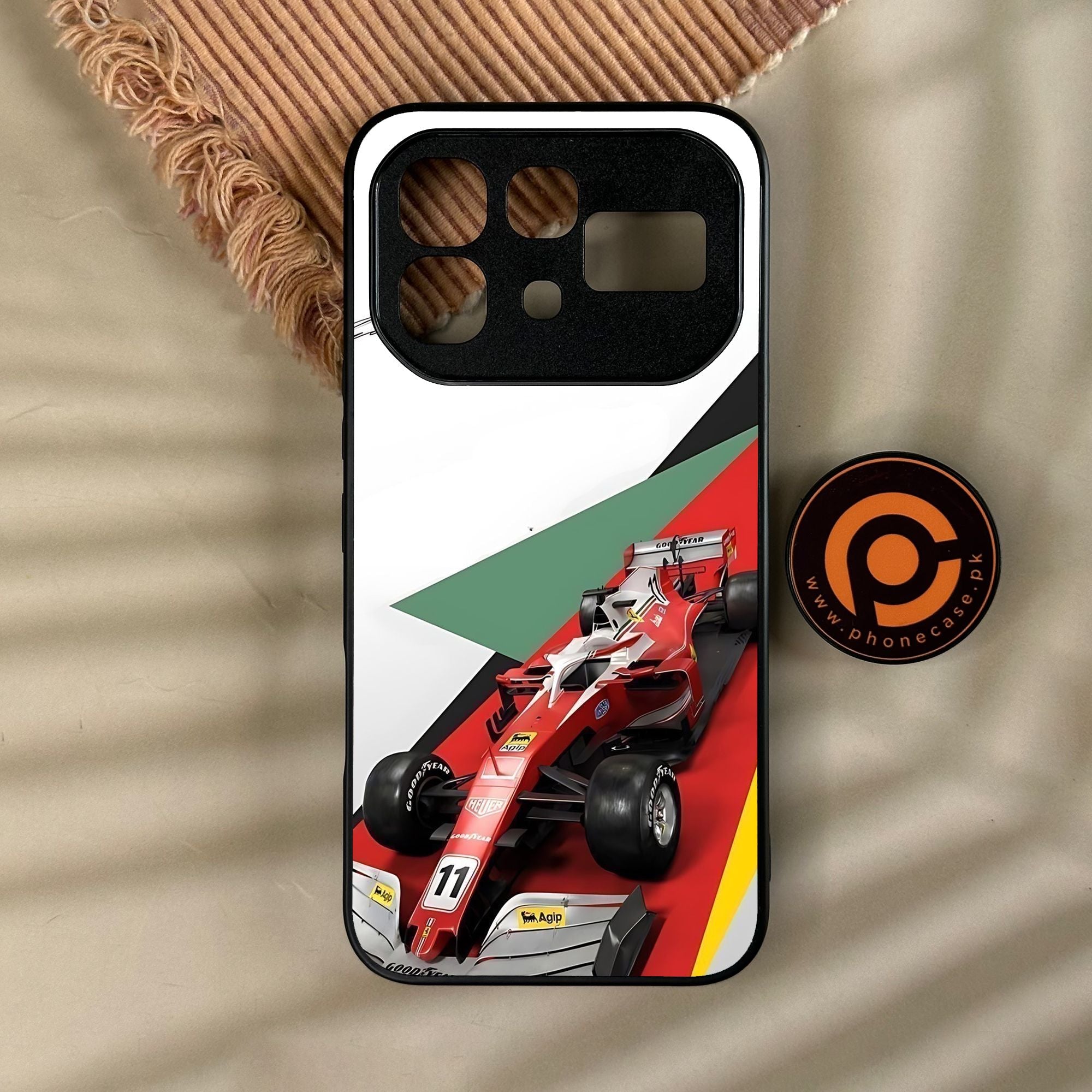 Infinix Note 60 Pro - Formula 1 Design 3 - Premium Metal Printed Soft Bumper Shock Proof Case
