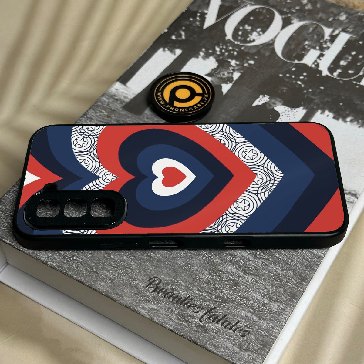 Infinix Hot 70 - Heart 2.0 Design 3 - Premium Metal Printed Soft Bumper Shock Proof Case