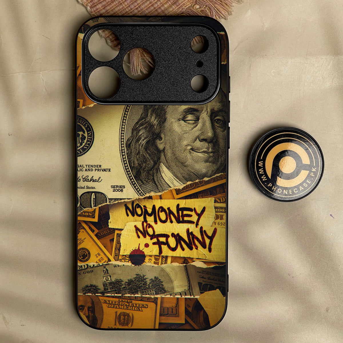 Iphone 18 Pro Max - Dollar Design 1 - Premium Metal Printed Soft Bumper Shock Proof Case