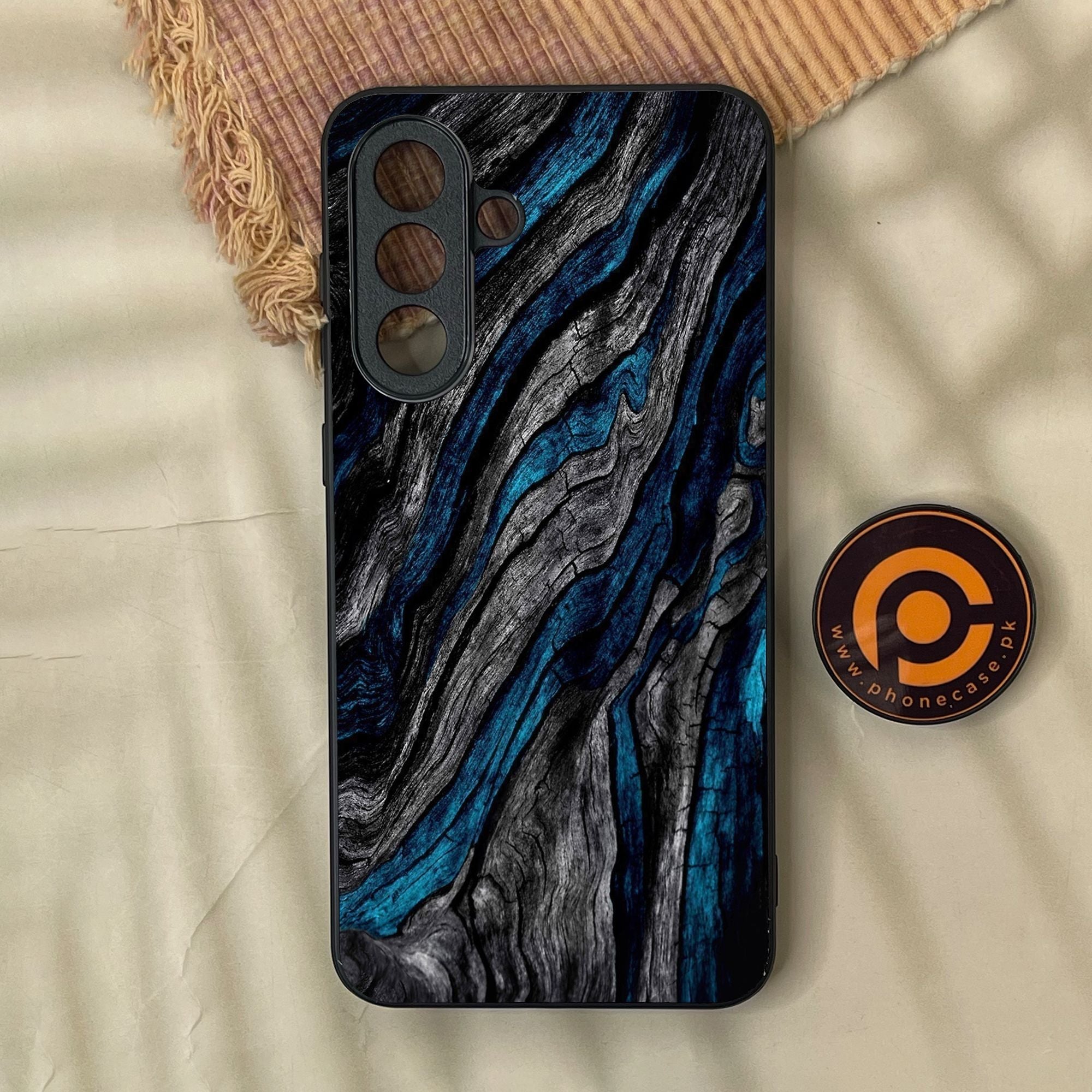 Samsung Galaxy A57 - Liquid Marble Design 8 - Premium Metal Printed Soft Bumper Shock Proof Case