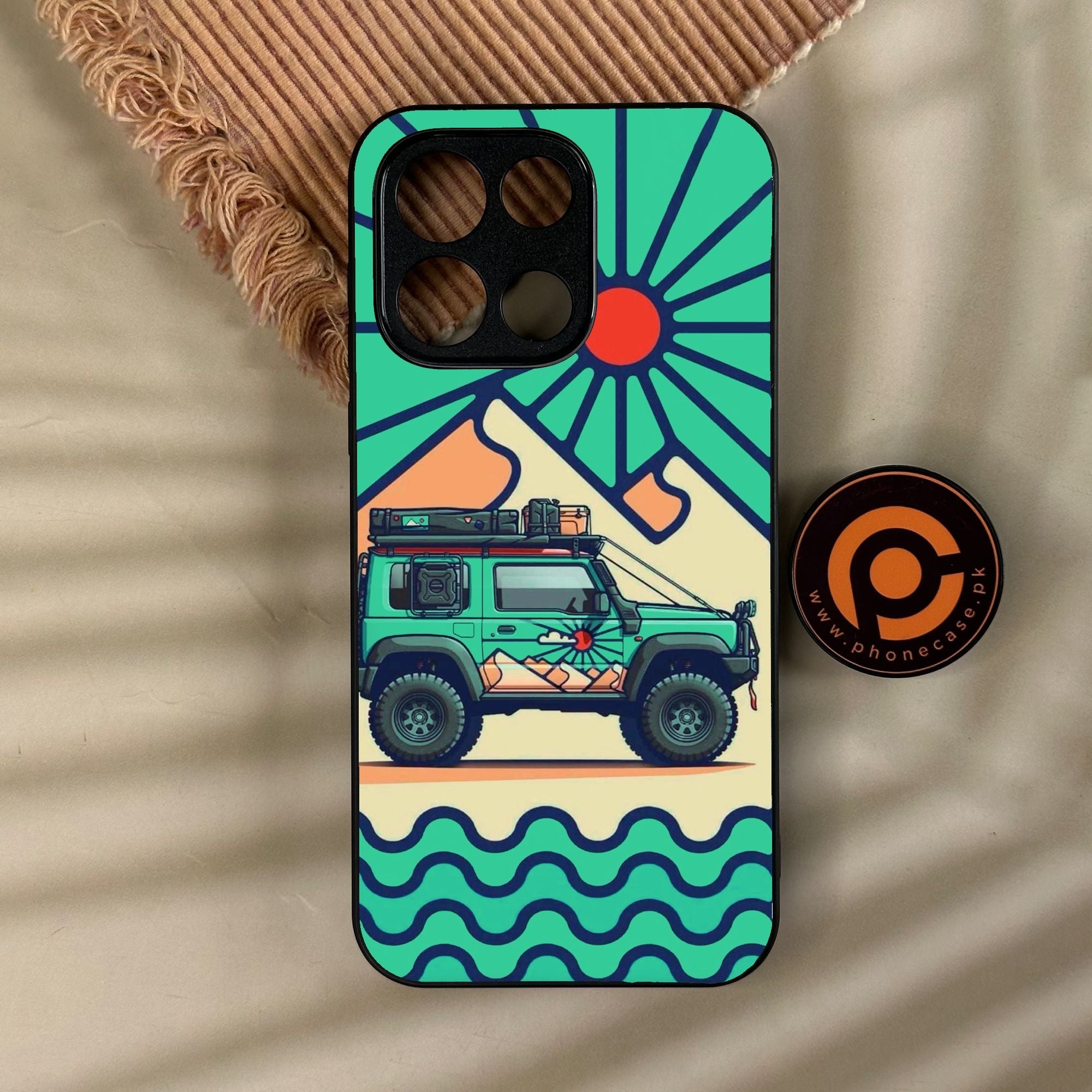 OnePlus Turbo 6 - Suzuki Jimny Design - Premium Metal Printed Soft Bumper Shock Proof Case
