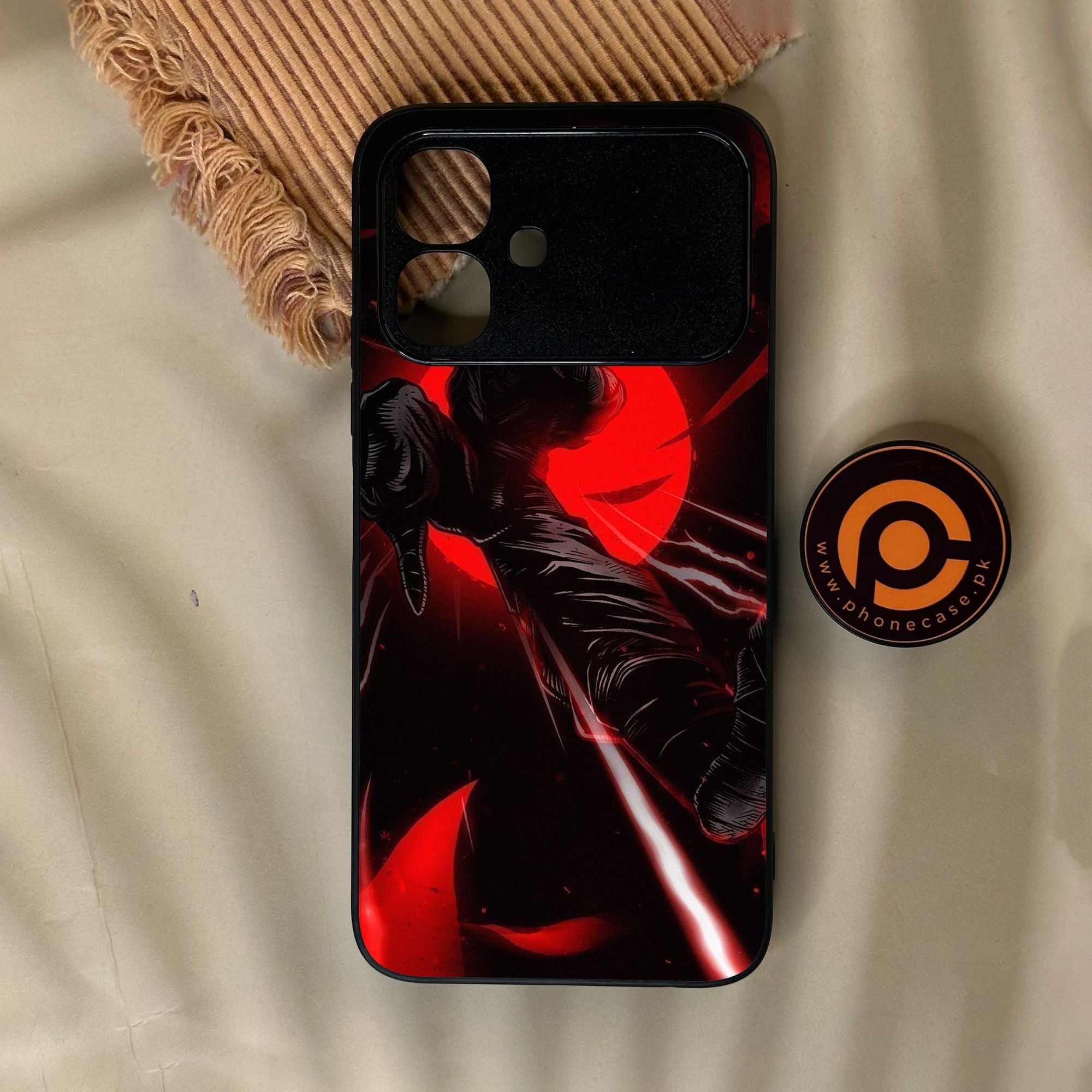 Infinix Smart 20 - Ninja Design 9 - Premium Metal Printed Soft Bumper Shock Proof Case