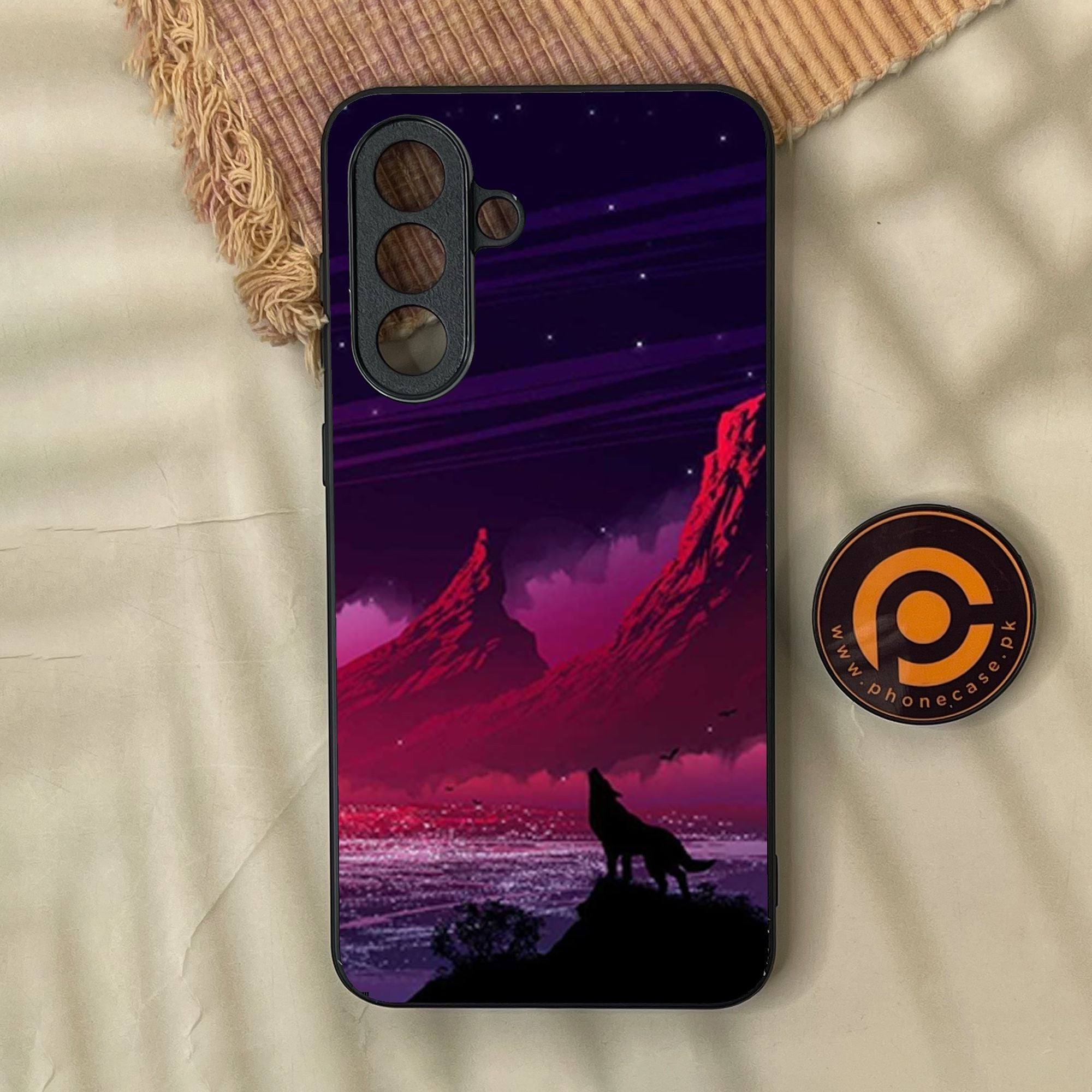 Samsung Galaxy A37 - Wolf Design 7 - Premium Metal Printed Soft Bumper Shock Proof Case