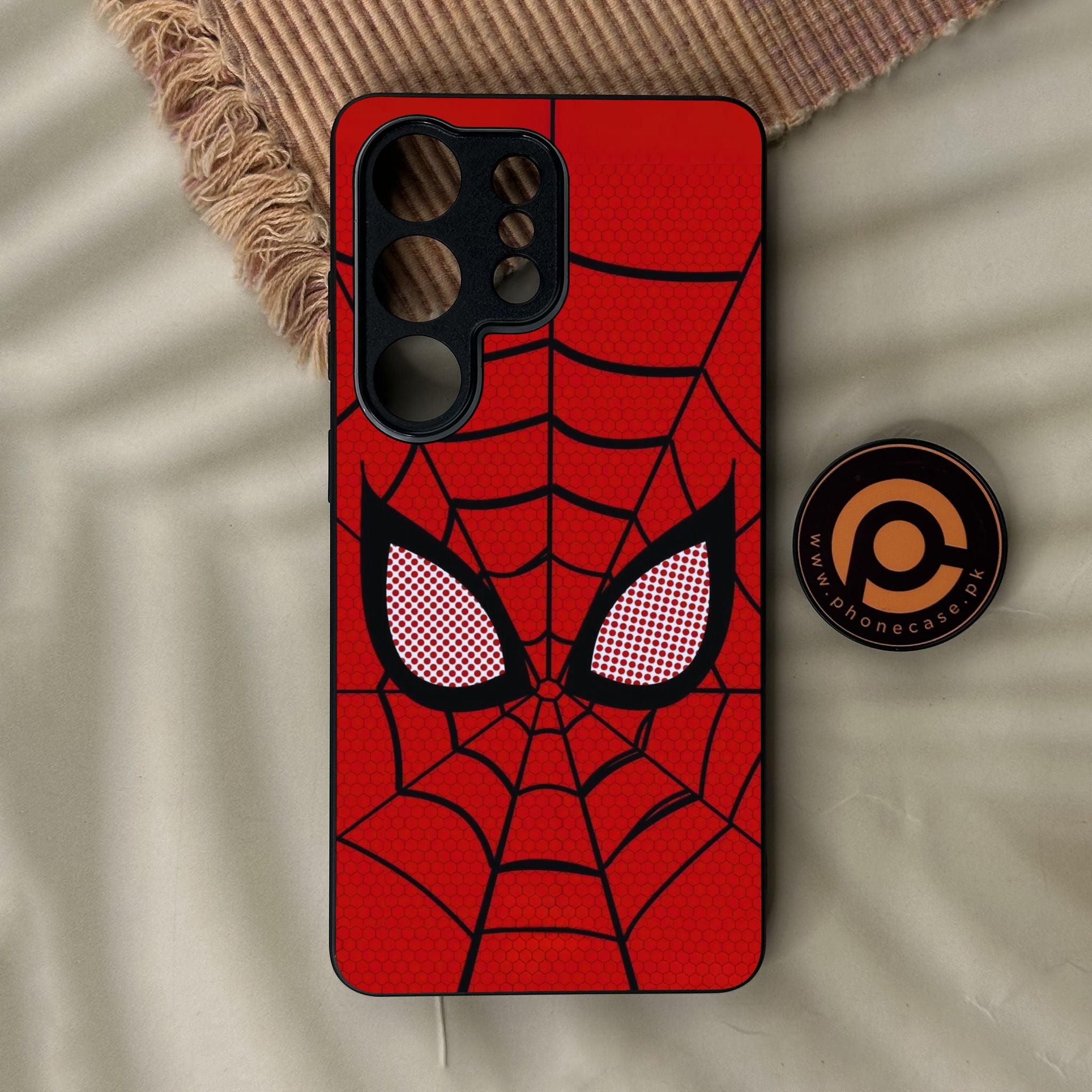 Galaxy S26 Ultra - Web Of Heroism - Premium Metal Printed Soft Bumper Shock Proof Case