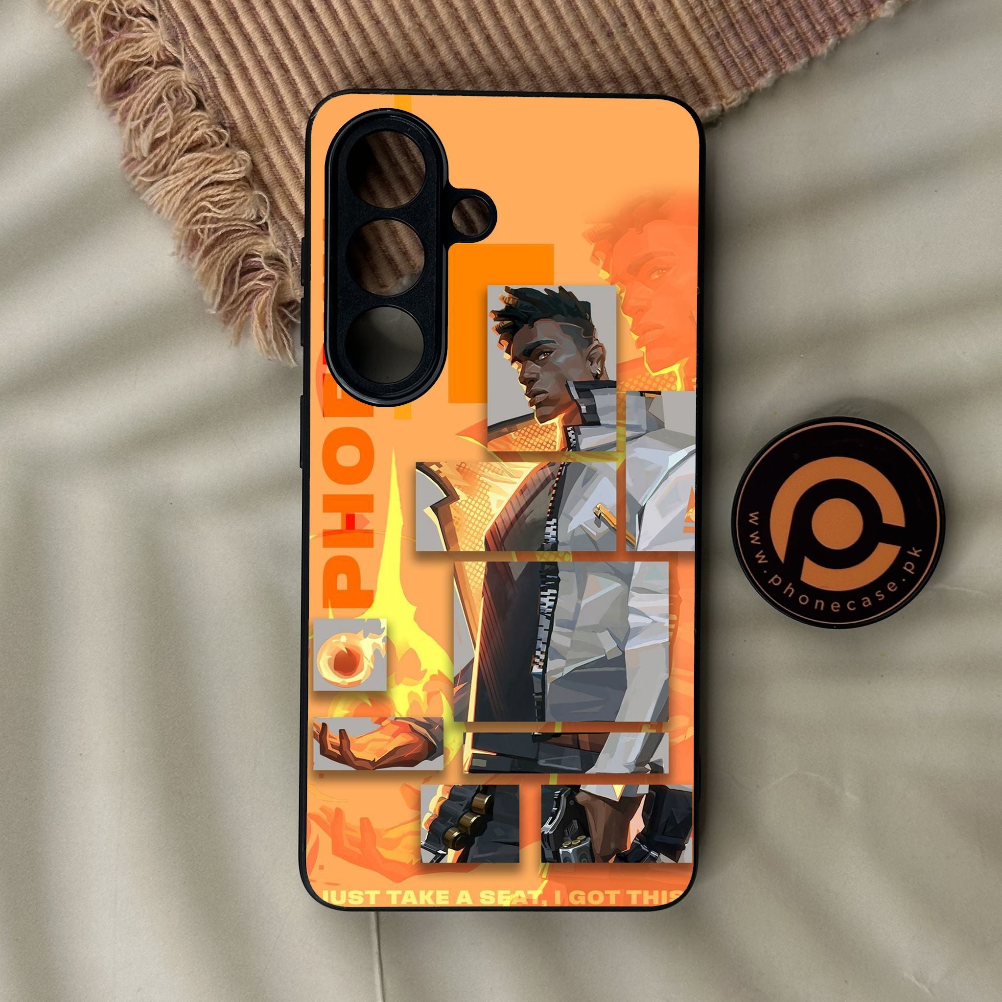 Galaxy S26 - Battle-Ready Design 9 - Premium Metal Printed Soft Bumper Shock Proof Case