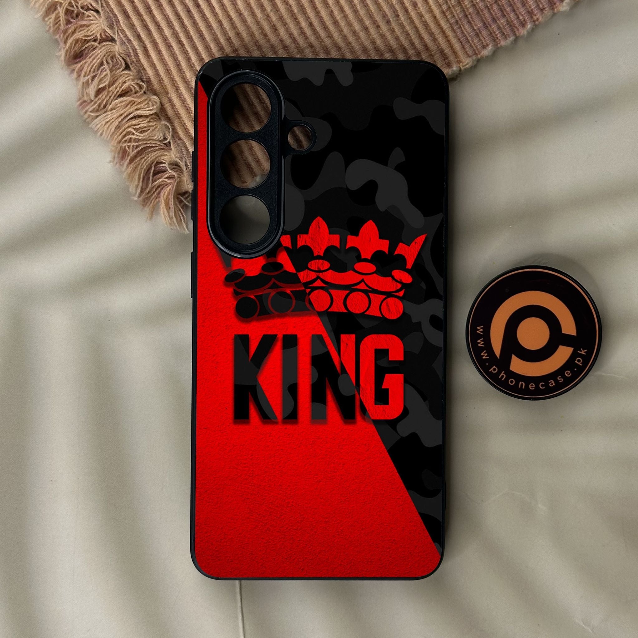 Galaxy S26 - King Design 6 - Premium Metal Printed Soft Bumper Shock Proof Case