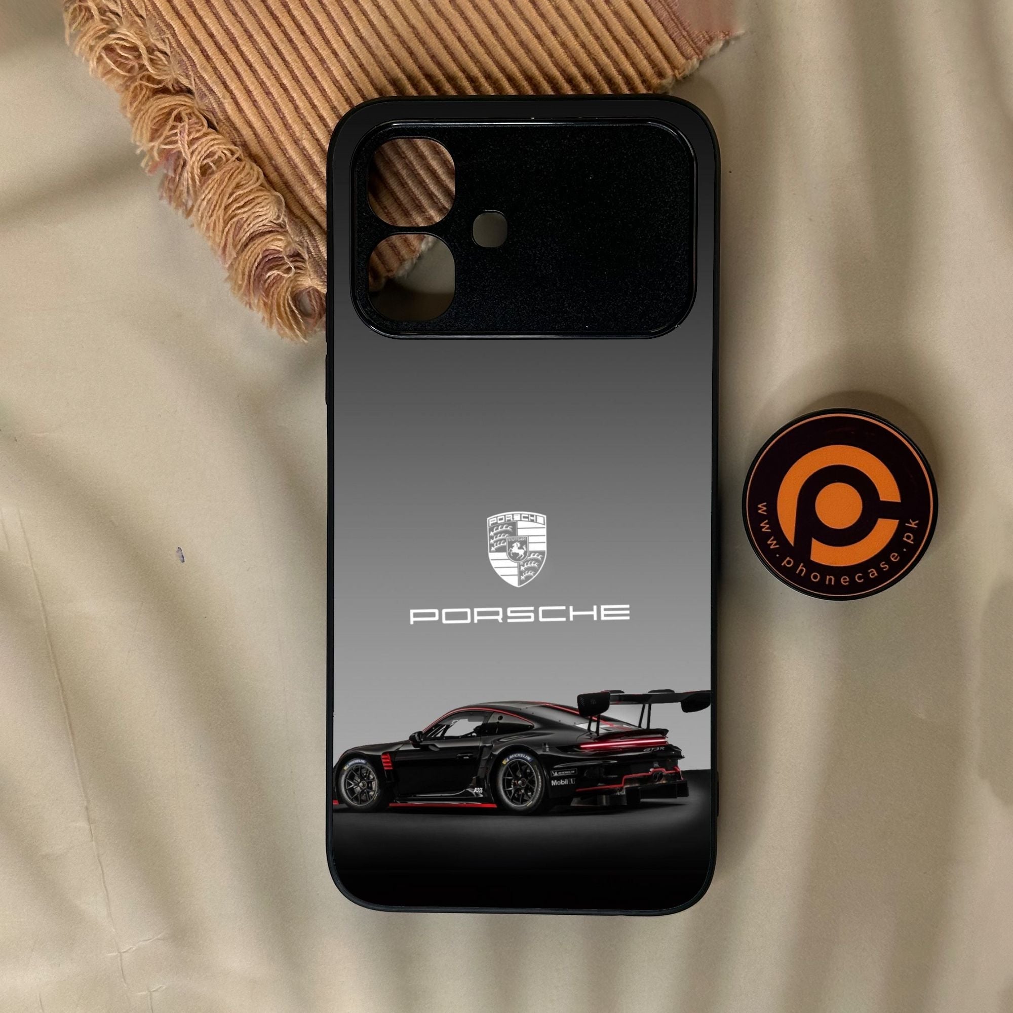 Infinix Smart 20 - Shadow Racer - Premium Metal Printed Soft Bumper Shock Proof Case
