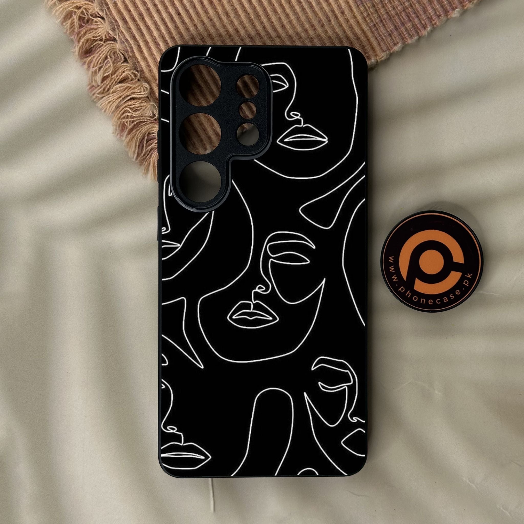 Galaxy S26 Ultra - Girls Design 2 - Premium Metal Printed Soft Bumper Shock Proof Case