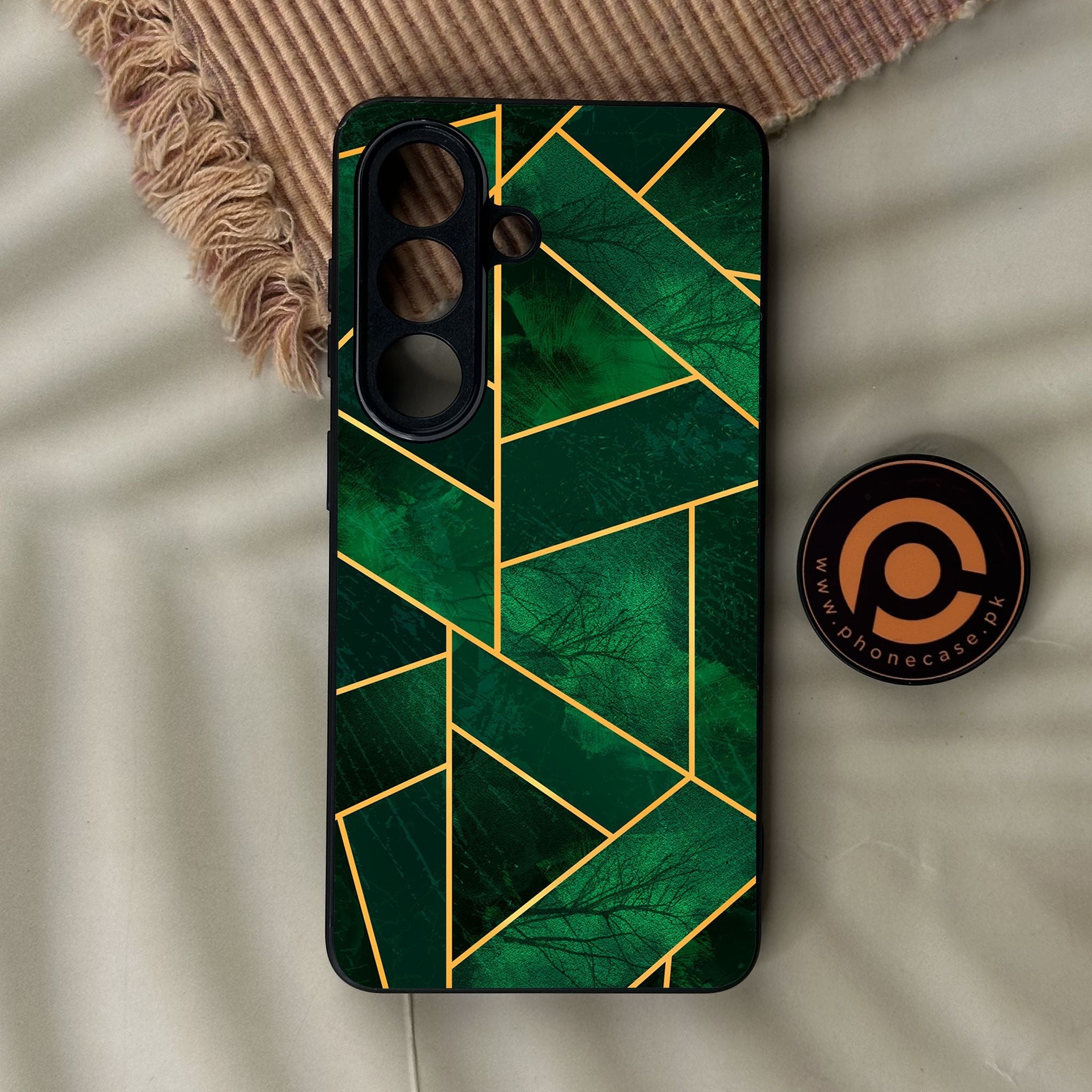 Galaxy S26 - Geometric Design 10 - Premium Metal Printed Soft Bumper Shock Proof Case