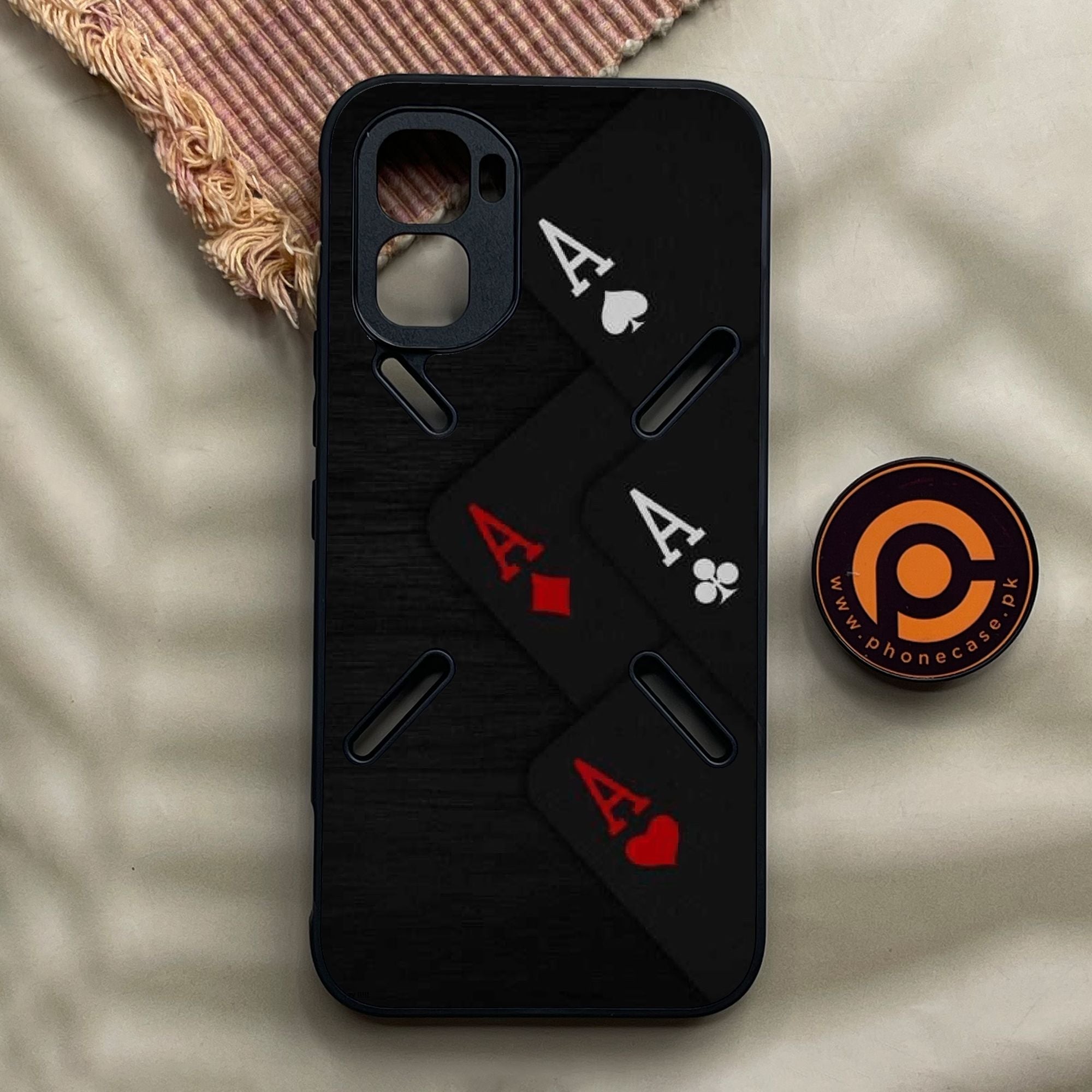 Infinix GT 50 Pro - Black Art Design 5 - Premium Metal Printed Soft Bumper Shock Proof Case