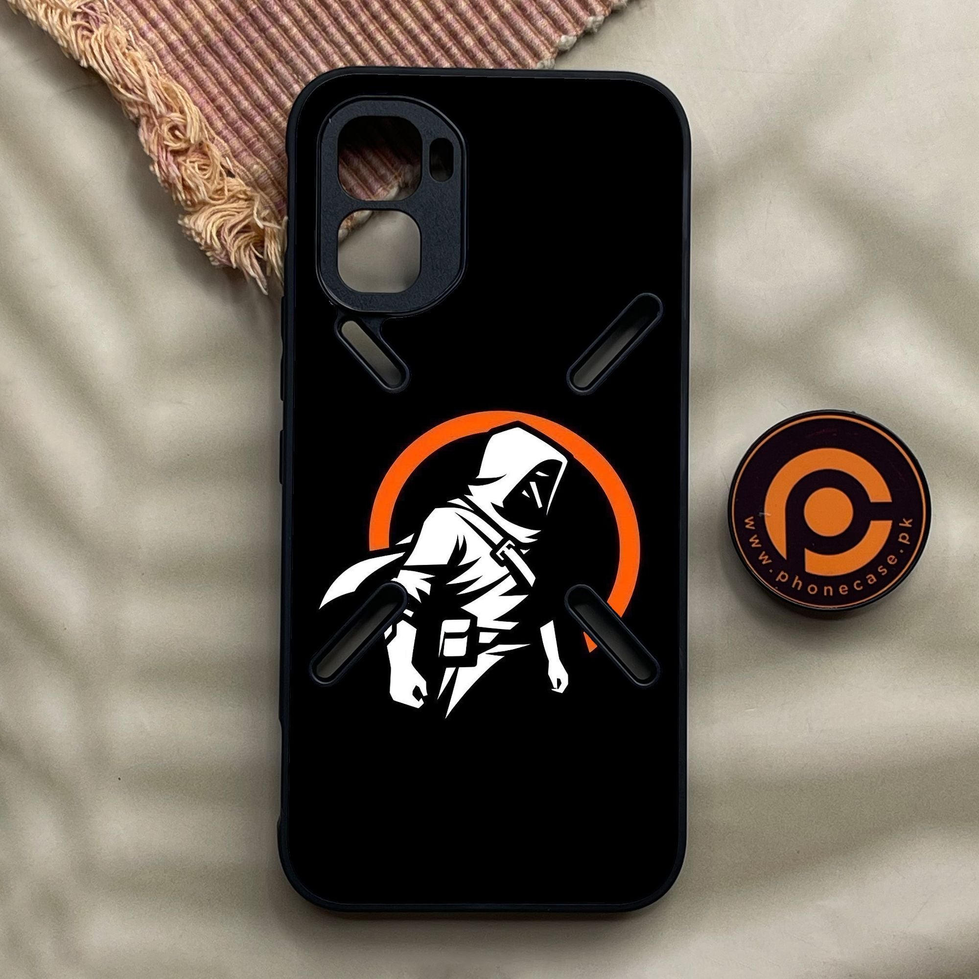 Infinix GT 50 Pro - Minimalistic Design 7 - Premium Metal Printed Soft Bumper Shock Proof Case
