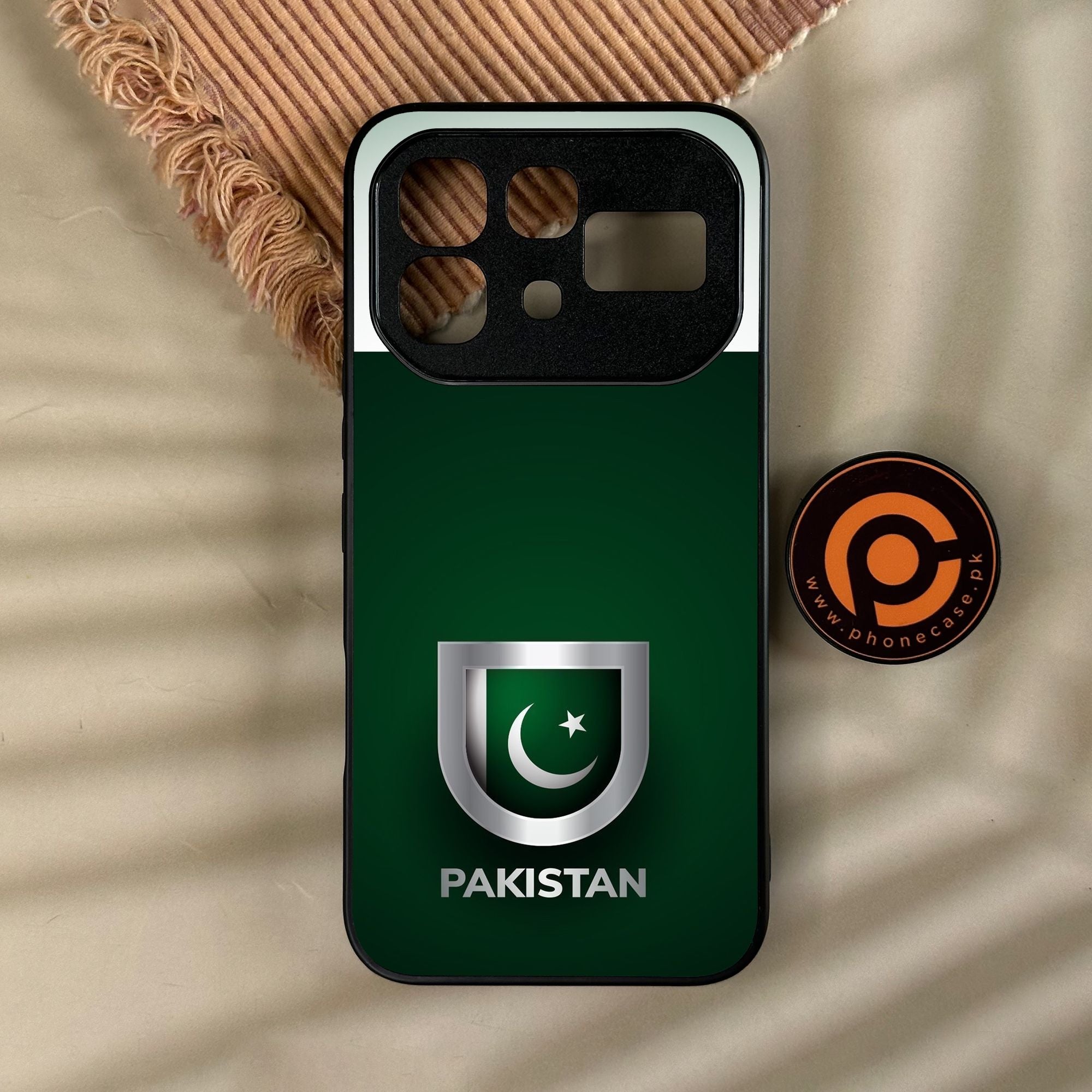 Infinix Note 60 Pro - Pakistani Flag Design 4 - Premium Metal Printed Soft Bumper Shock Proof Case