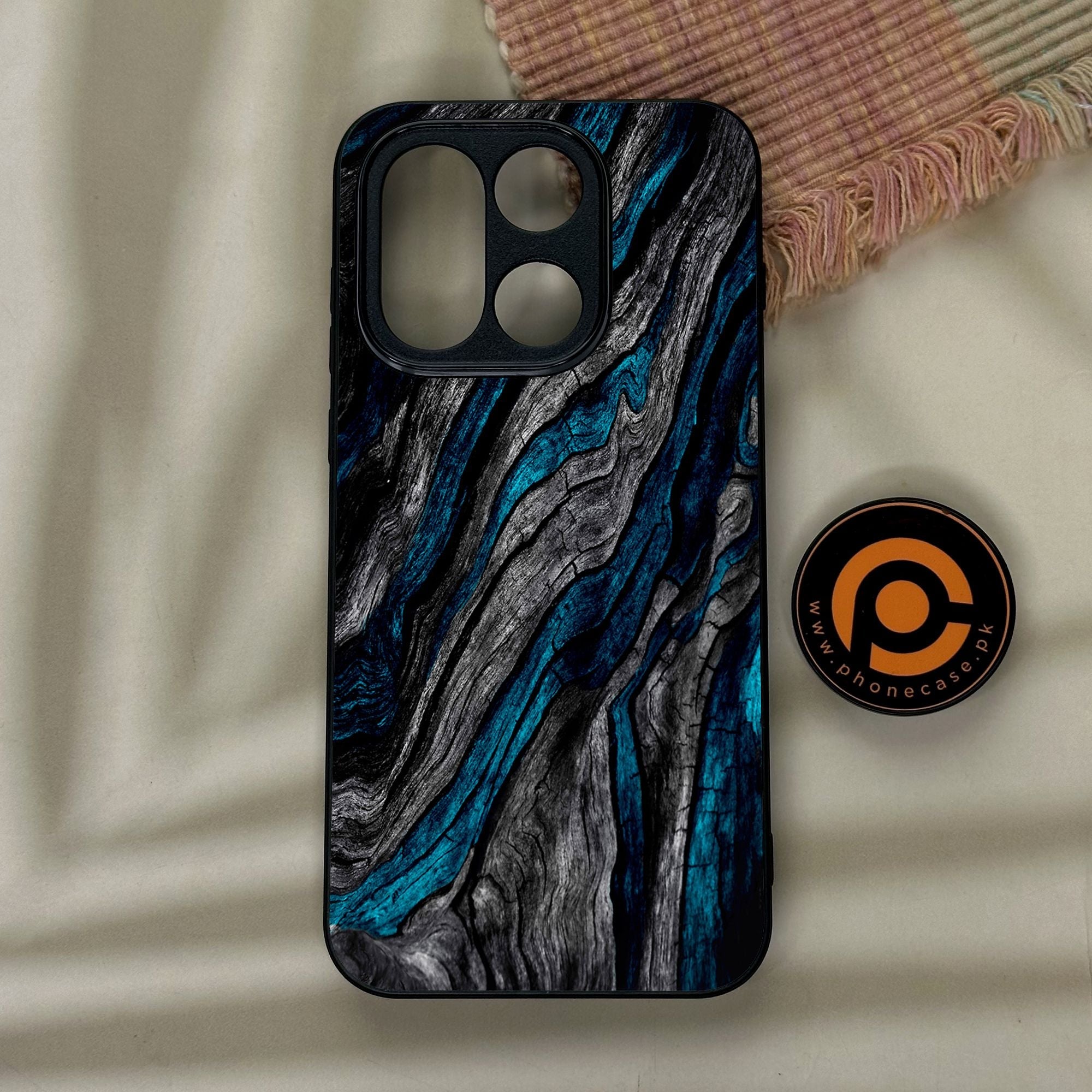 OnePlus 15 - Liquid Marble Design 8 - Premium Metal Printed Soft Bumper Shock Proof Case