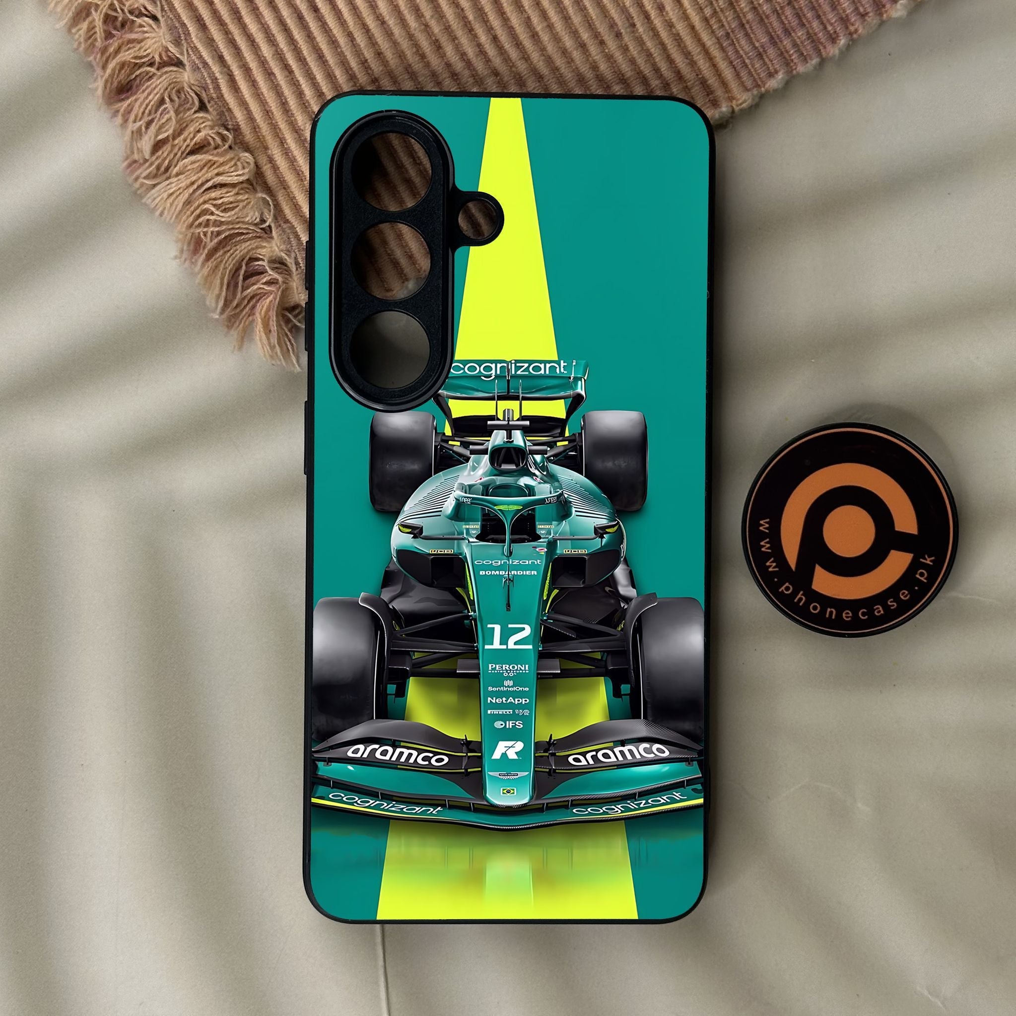 Galaxy S26 - Formula 1 Design 6 - Premium Metal Printed Soft Bumper Shock Proof Case