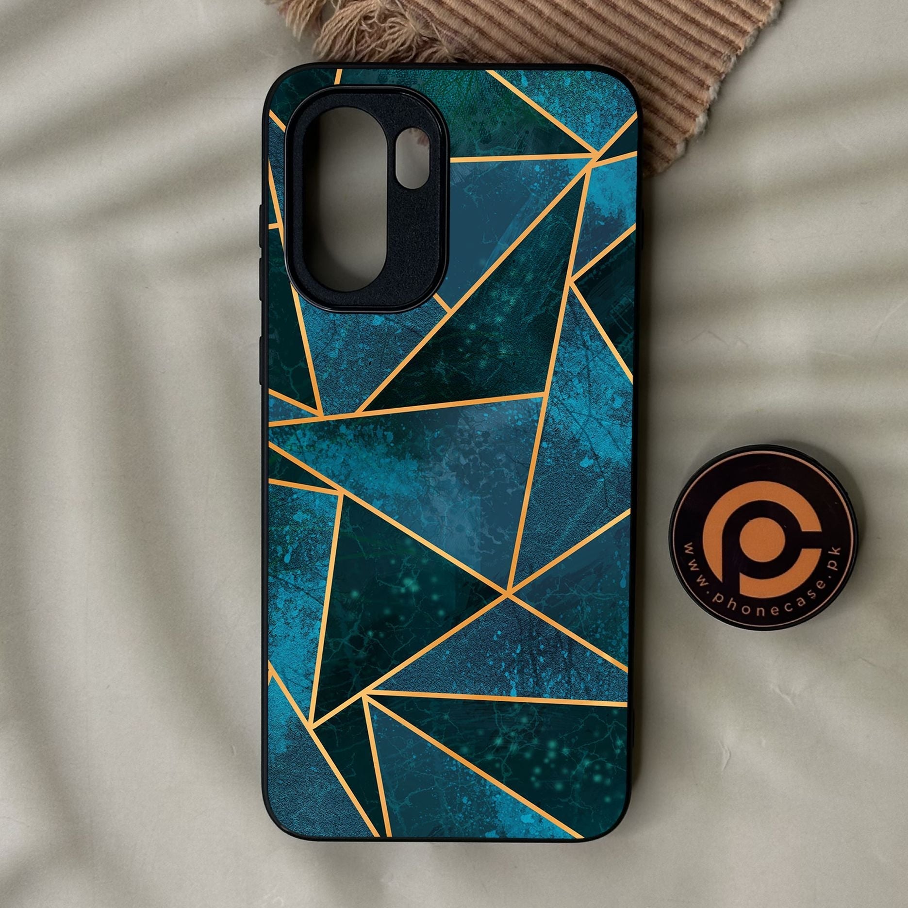 OnePlus 15R - Geometric Design 6 - Premium Metal Printed Soft Bumper Shock Proof Case