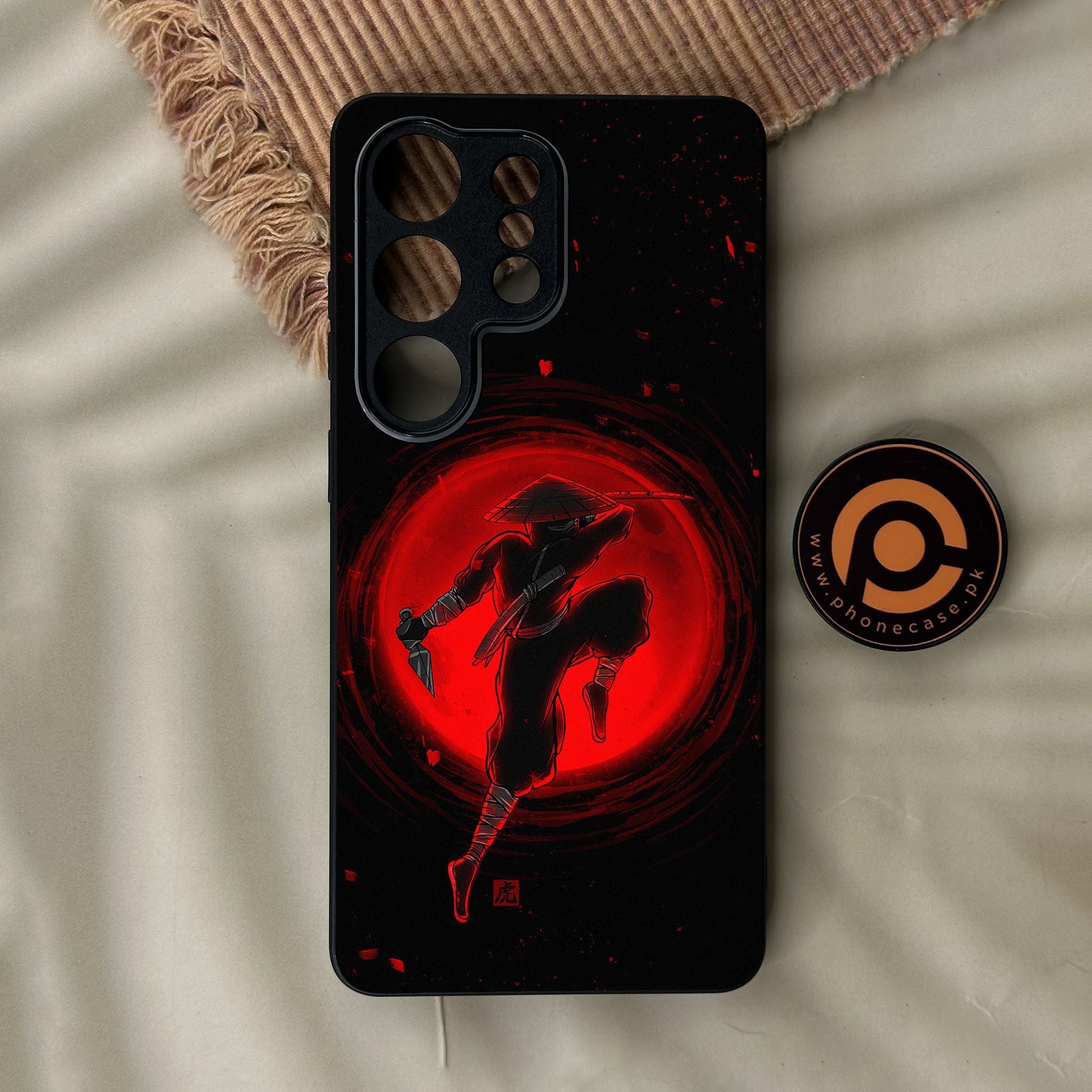 Galaxy S26 Ultra - Ninja Design 5 - Premium Metal Printed Soft Bumper Shock Proof Case