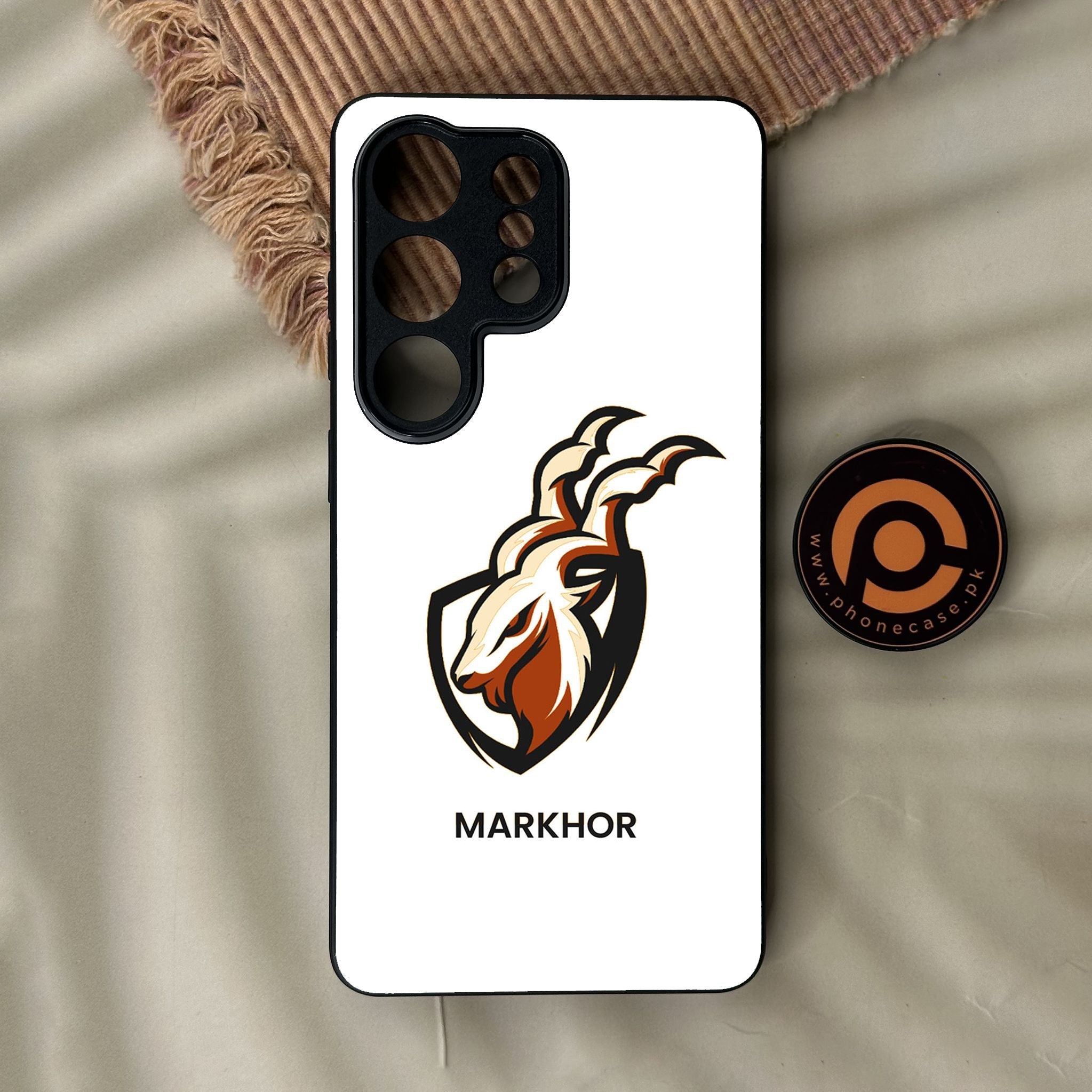 Galaxy S26 Ultra - Markhor Design 5 - Premium Metal Printed Soft Bumper Shock Proof Case