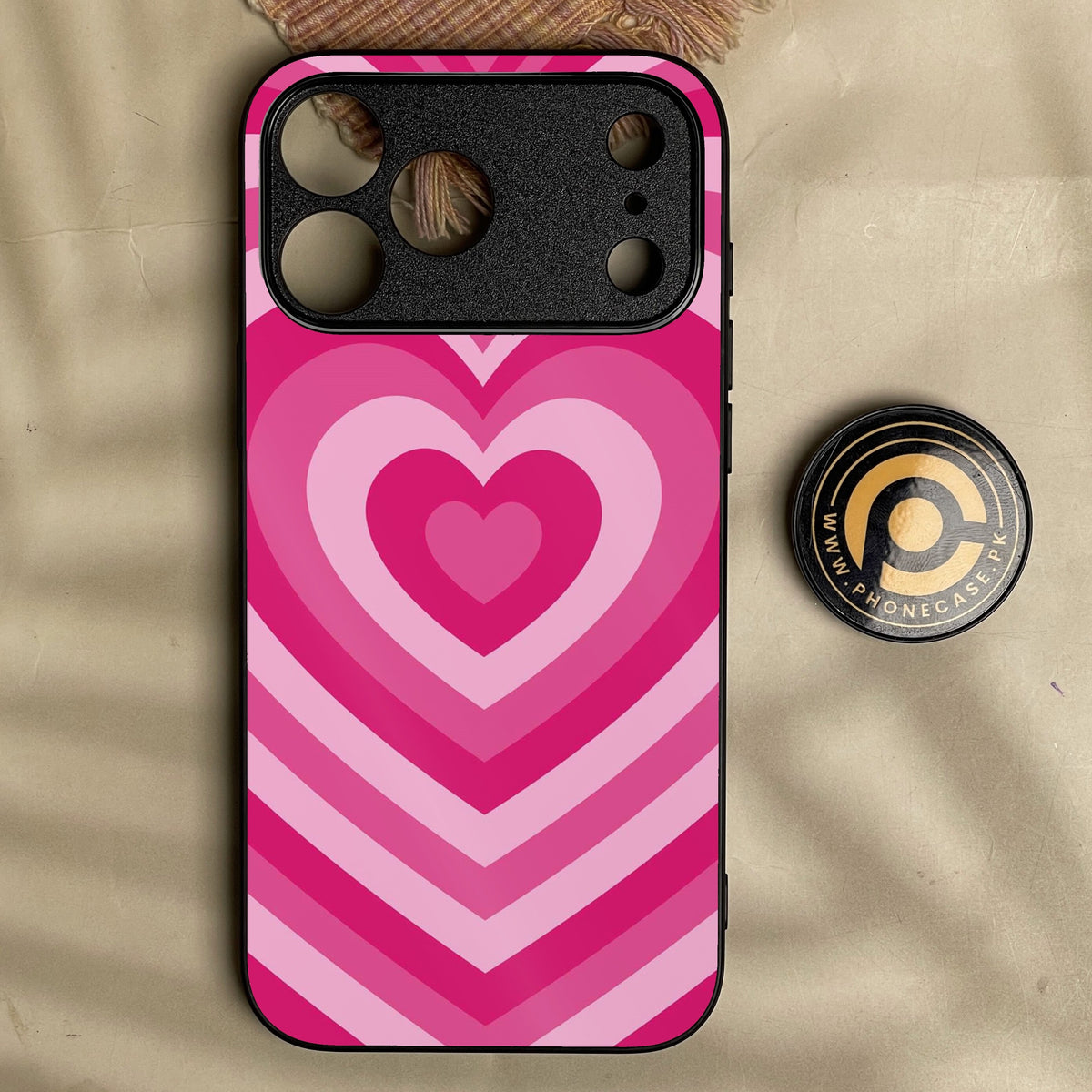 Iphone 18 Pro Max - Heartbeat Design 6 - Premium Metal Printed Soft Bumper Shock Proof Case