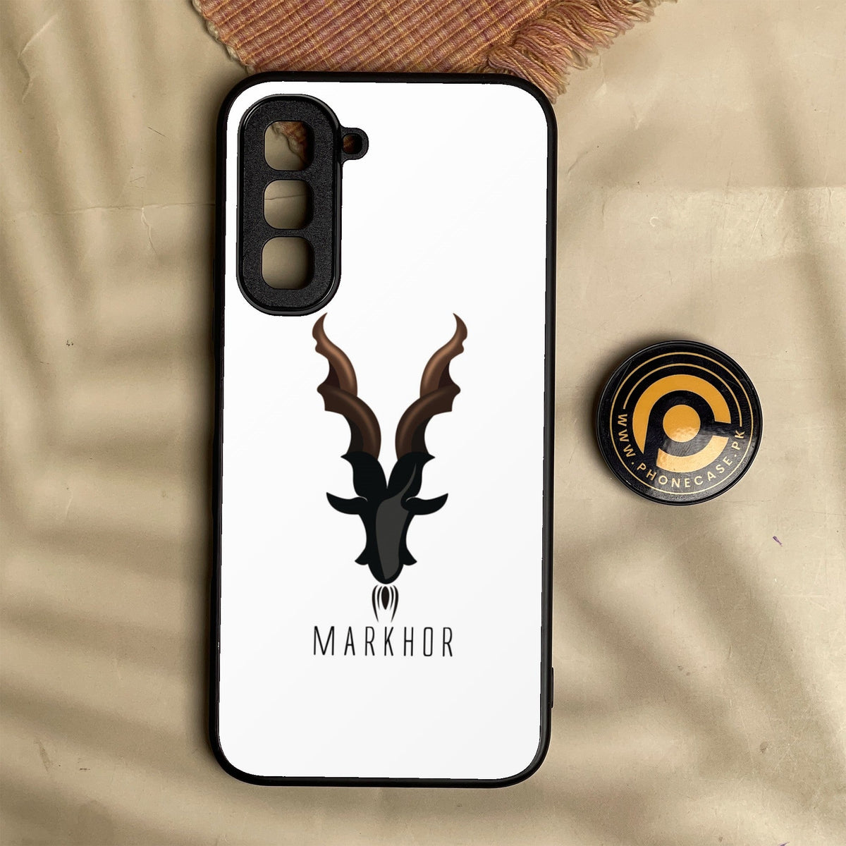 Infinix Hot 70 - Markhor Design 2 - Premium Metal Printed Soft Bumper Shock Proof Case