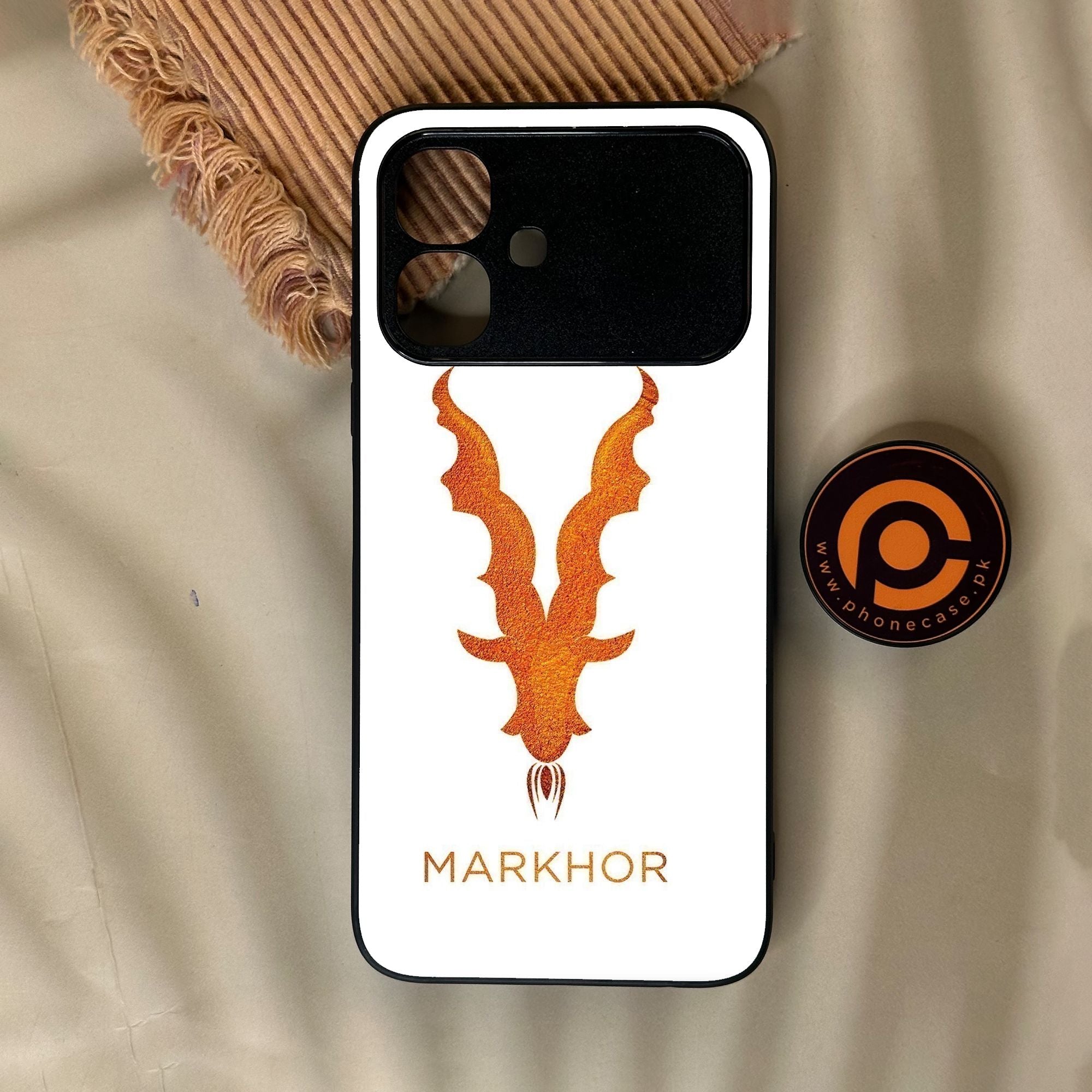 Infinix Smart 20 - Markhor Design 11 - Premium Metal Printed Soft Bumper Shock Proof Case