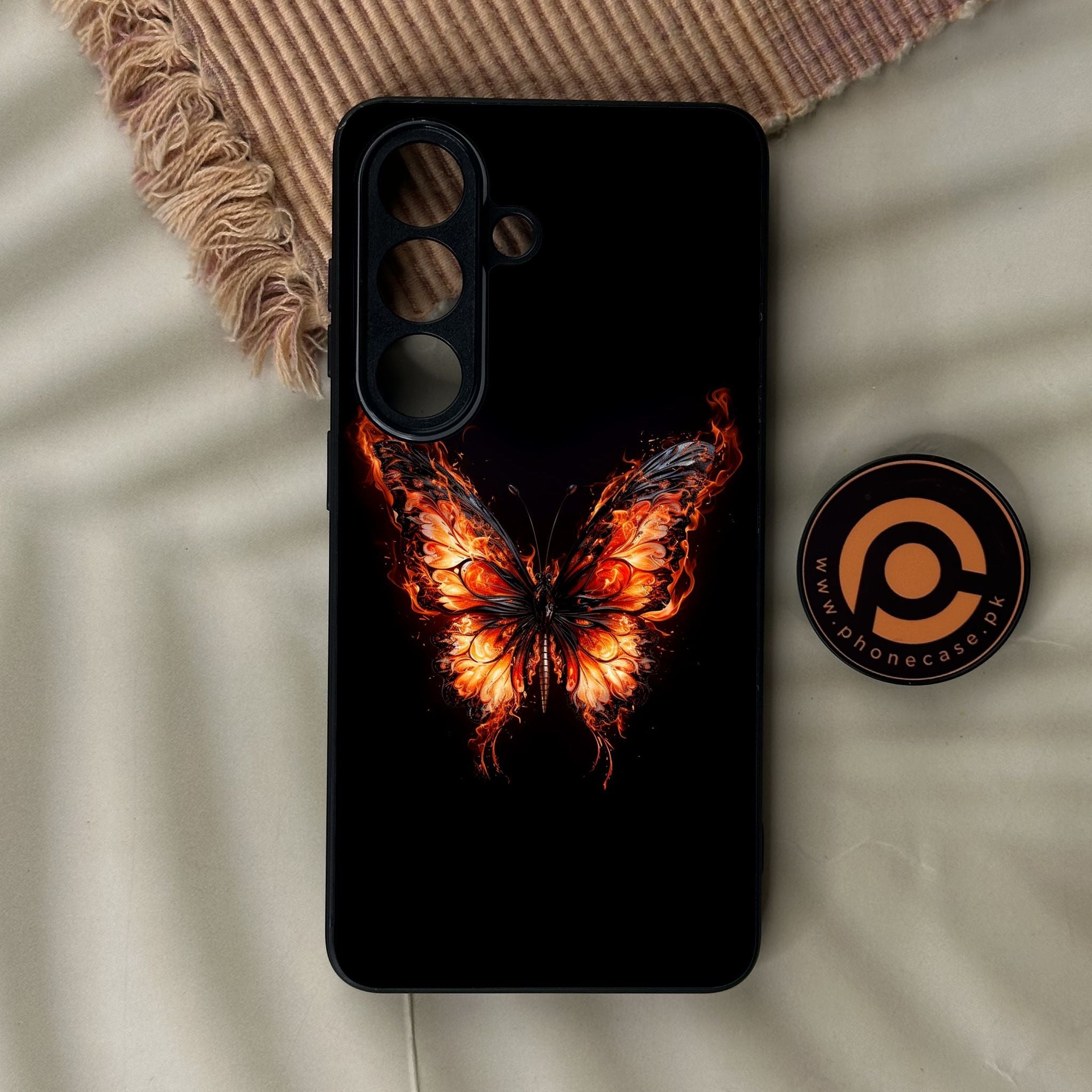 Galaxy S26 - Butterflies Design 5 - Premium Metal Printed Soft Bumper Shock Proof Case