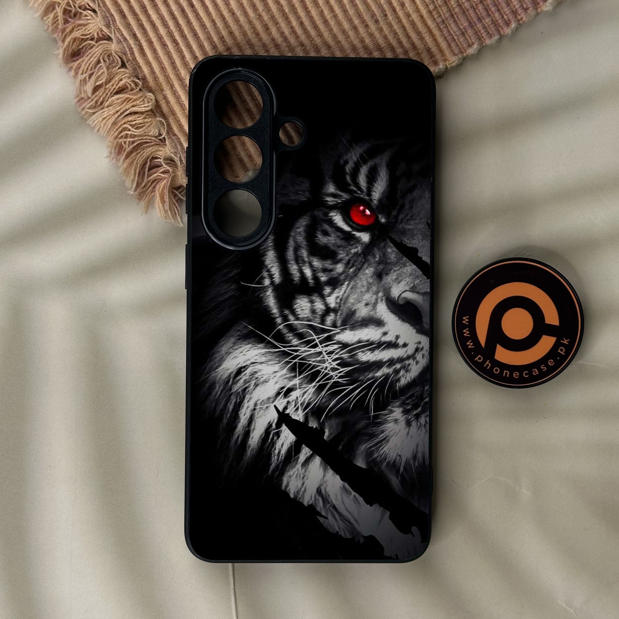 Galaxy S26 - Tiger Design 7 - Premium Metal Printed Soft Bumper Shock Proof Case