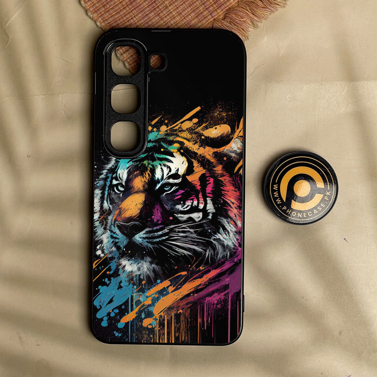 Infinix Hot 70 Pro - Tiger 2.0 Design 9 - Premium Metal Printed Soft Bumper Shock Proof Case