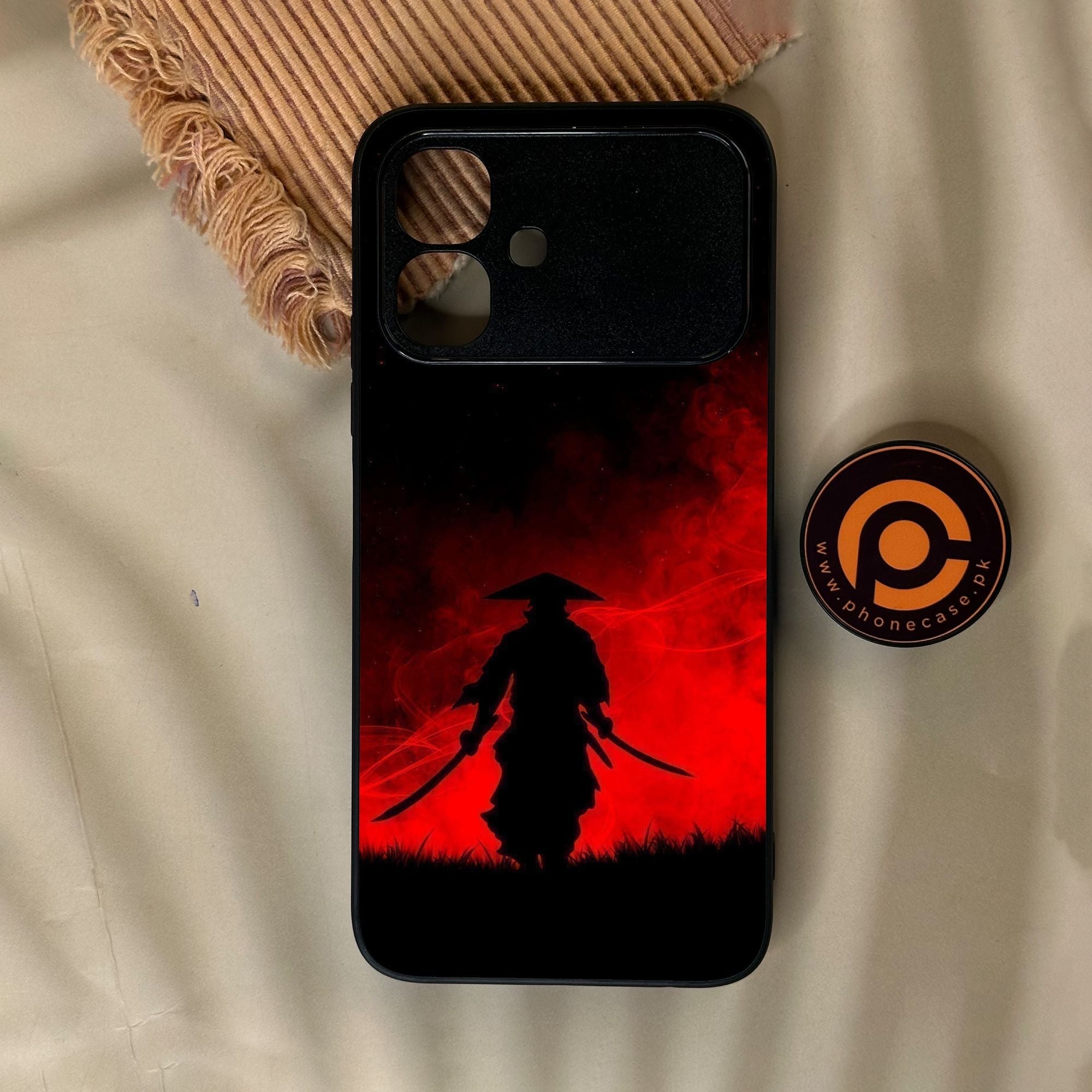 Infinix Smart 20 - Ninja Design 1 - Premium Metal Printed Soft Bumper Shock Proof Case