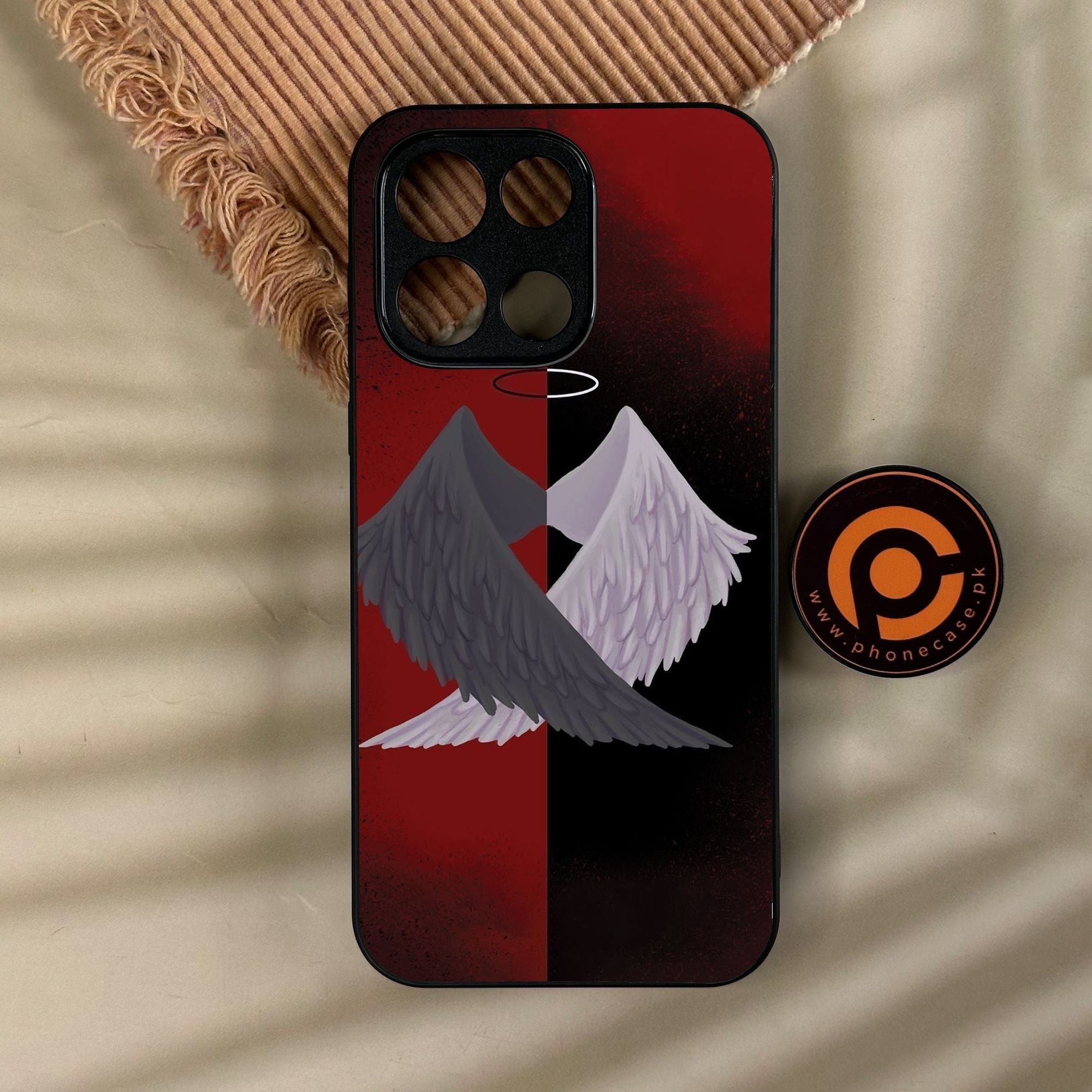 OnePlus Turbo 6 - Angel 2.0 Design 7 - Premium Metal Printed Soft Bumper Shock Proof Case