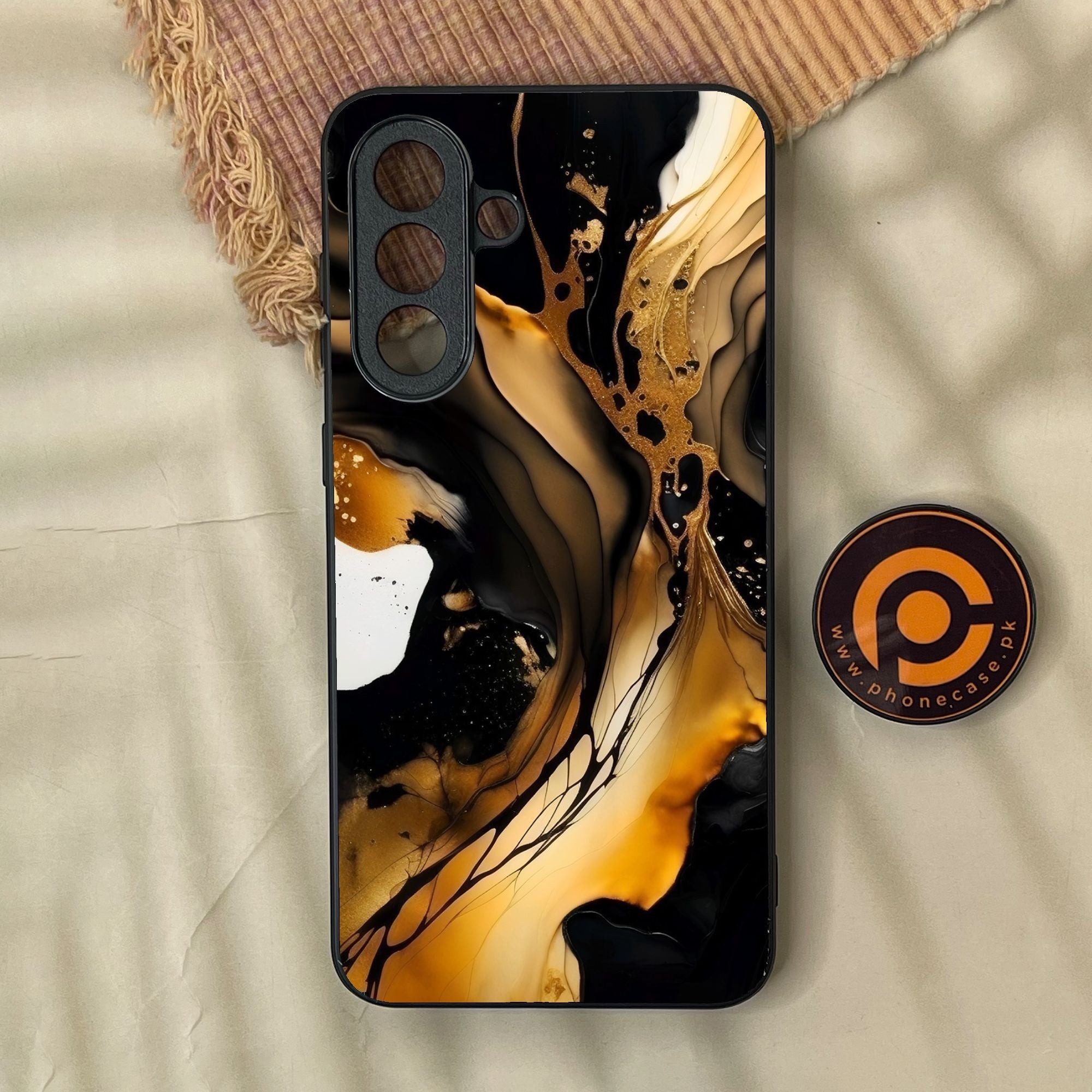 Samsung Galaxy A57 - Liquid 2.0 Design 10 - Premium Metal Printed Soft Bumper Shock Proof Case