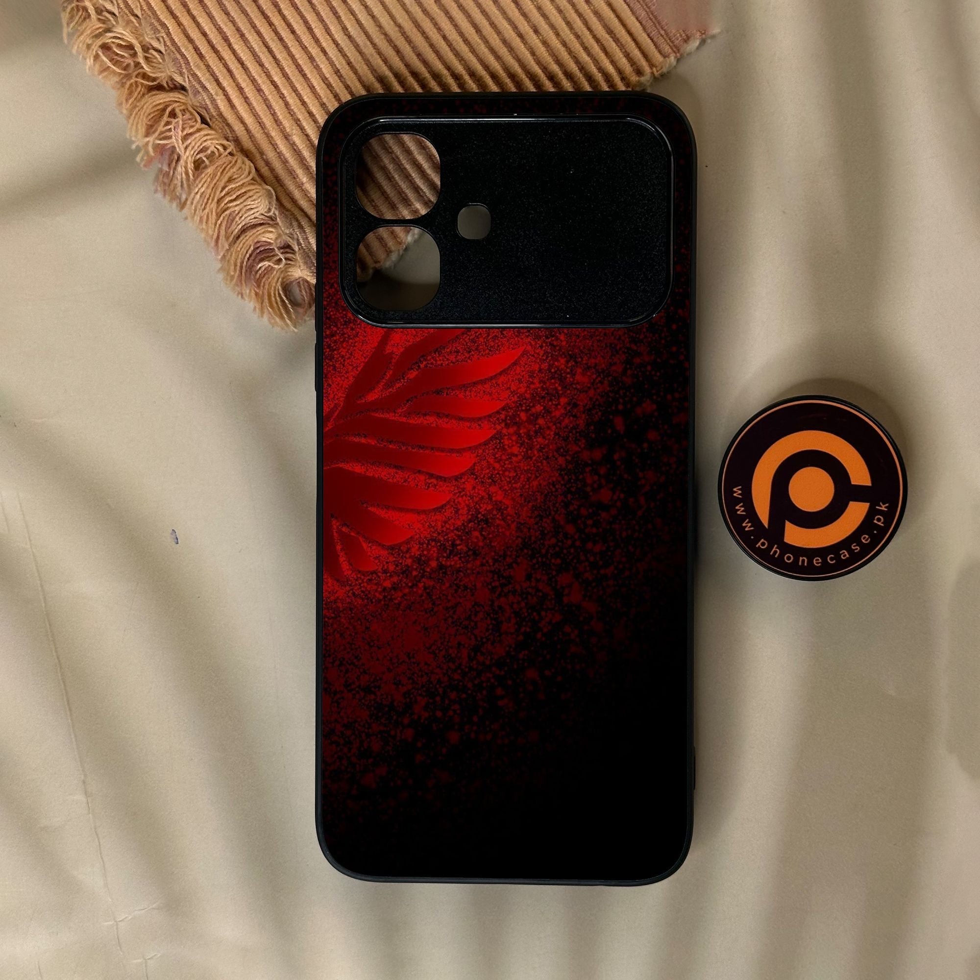 Infinix Smart 20 - Angel 2.0 Design 2 - Premium Metal Printed Soft Bumper Shock Proof Case