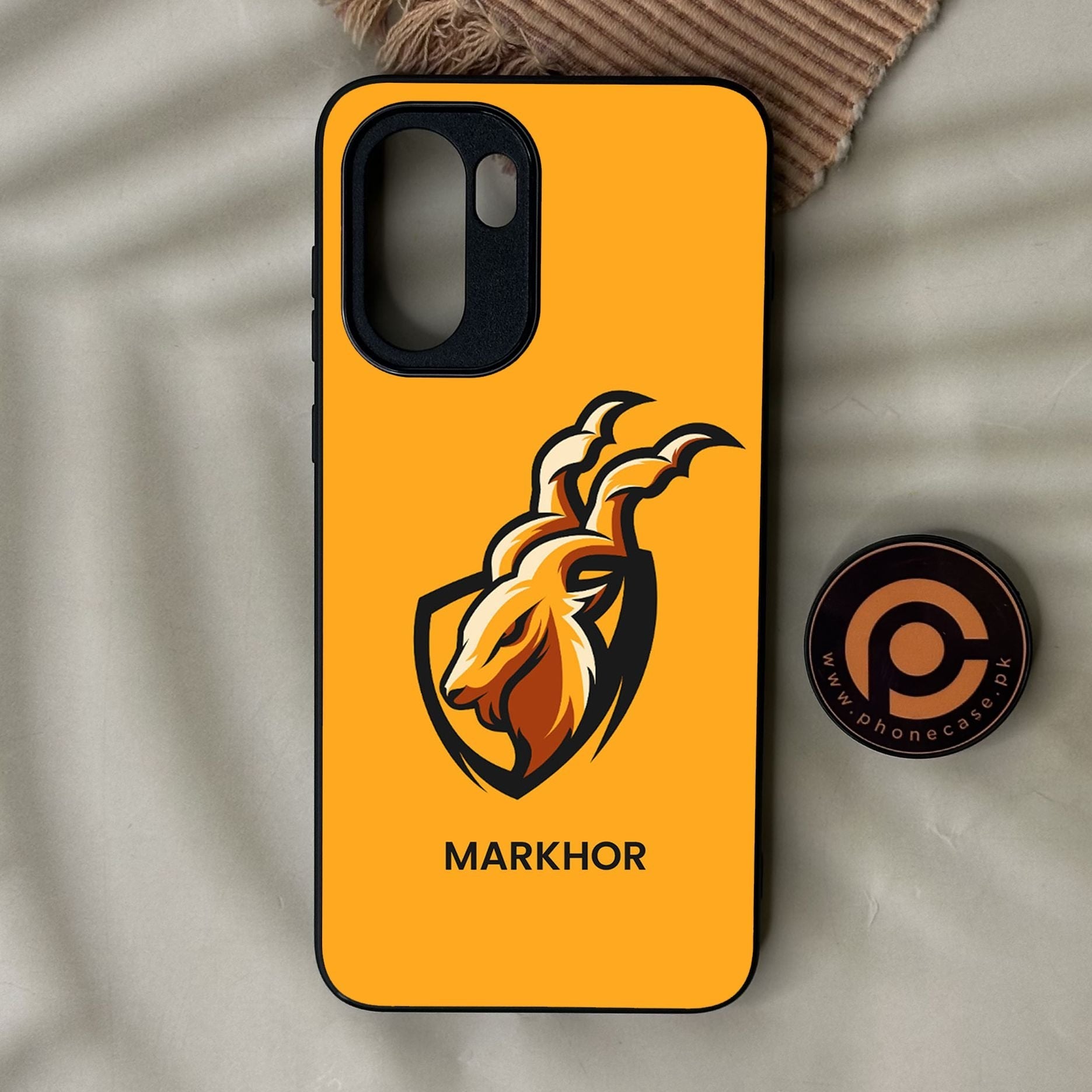 OnePlus Ace 6 - Markhor Design 7 - Premium Metal Printed Soft Bumper Shock Proof Case