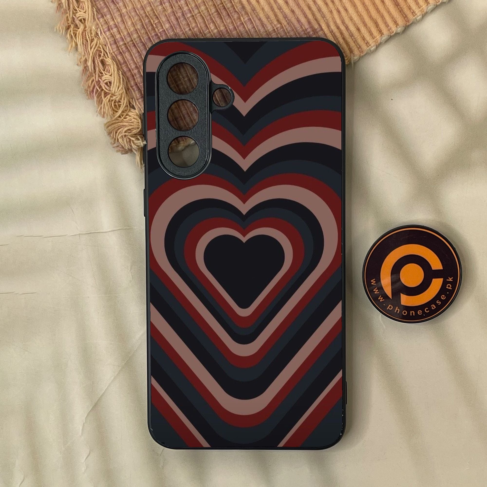 Samsung Galaxy A57 - Heart 2.0 Design 4 - Premium Metal Printed Soft Bumper Shock Proof Case